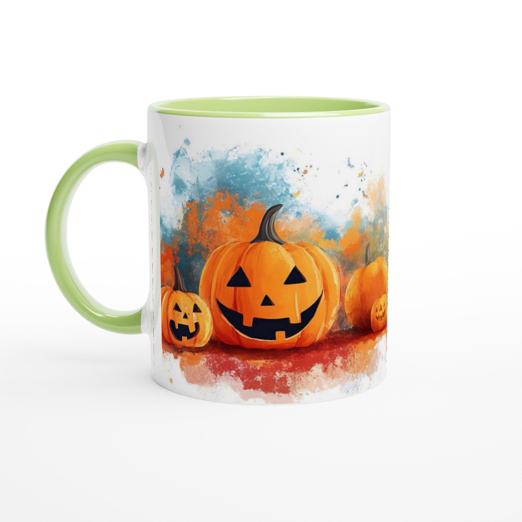 Söt Halloween Bakning Mugg – Lekfull Design med Pumpalyktor & Barnglädje i 7 Färger 7 99d599fa-f7d6-4e28-b0a8-03682f1acee0