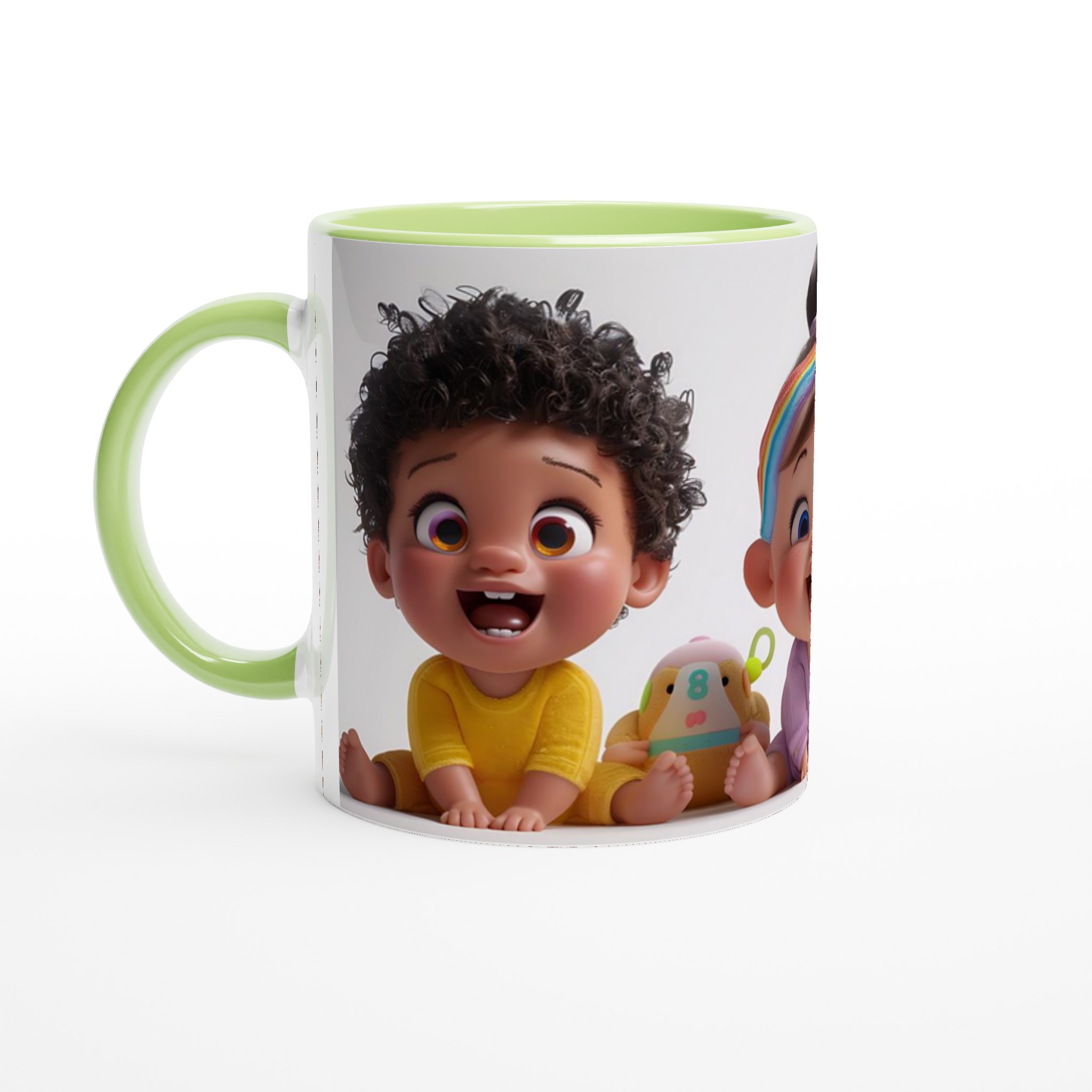 Söta Babyvänner 11oz Keramikmugg - Charmig & Hållbar för Vardagsglädje 7 99e7d398-4655-4d5f-91cf-7d2f41131215
