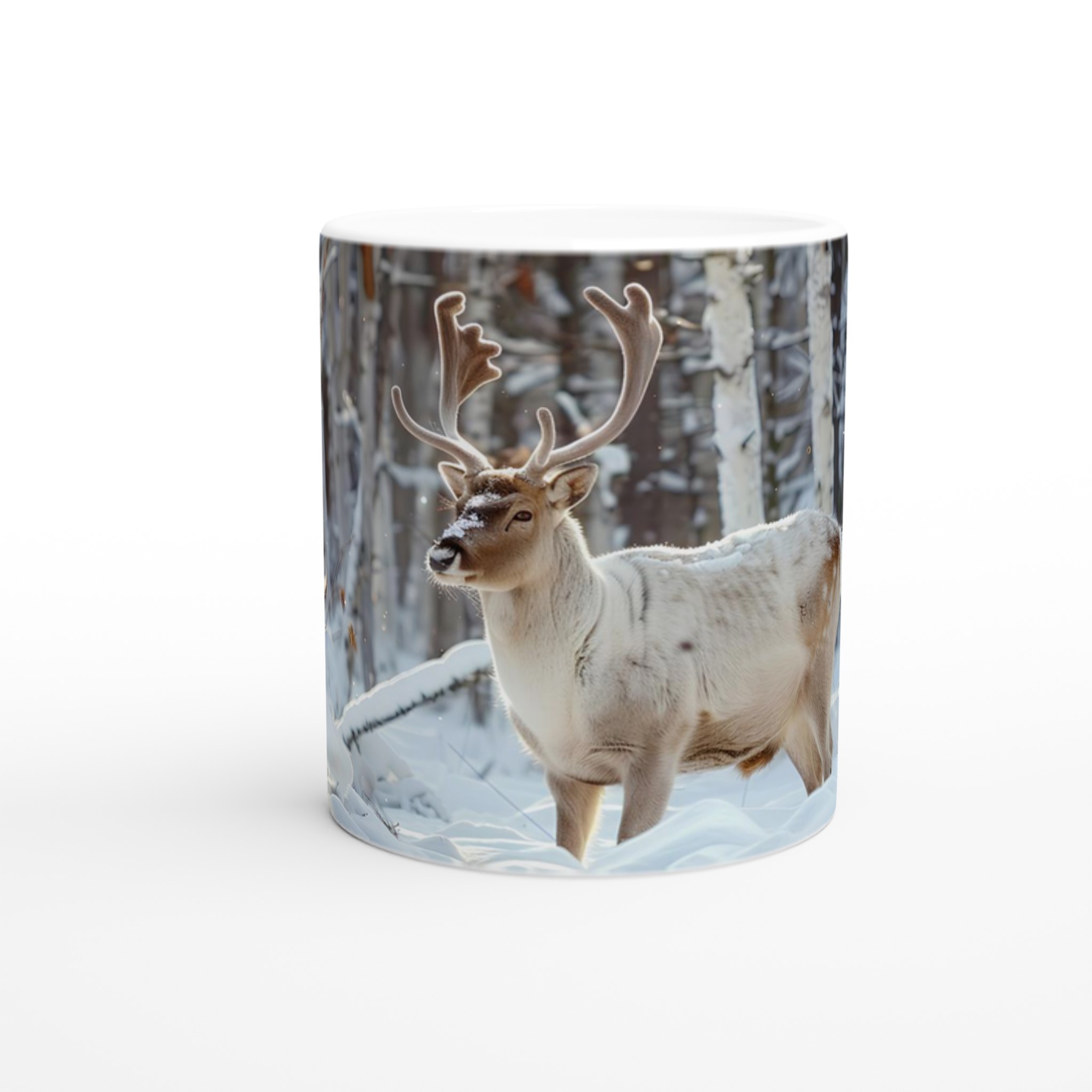 Vinterren i snöig skog – 11oz keramikmugg för magiska stunder, välj din färg! 8 99eb64a4-dd22-4355-9029-cb8267ad1759