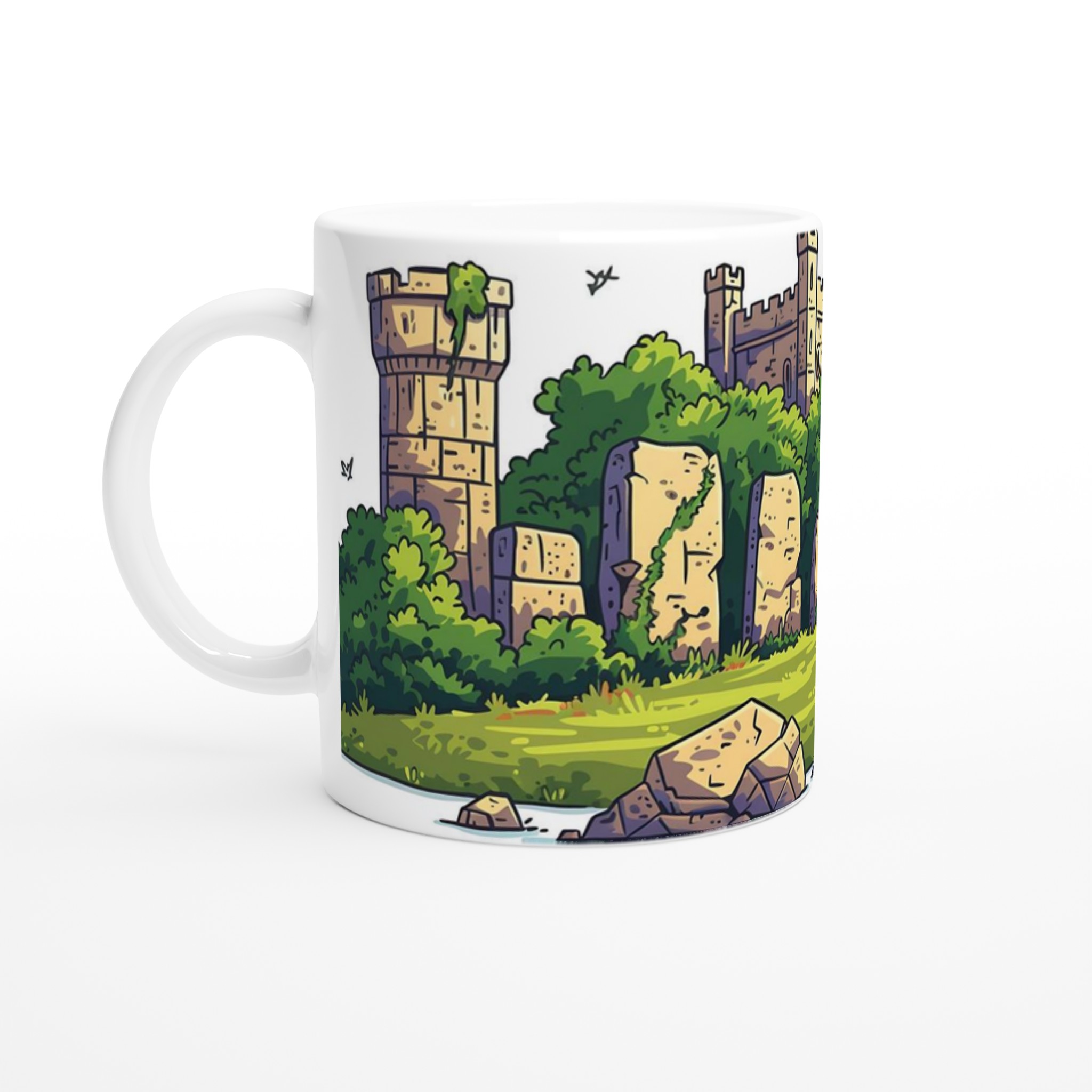 Mystisk slottsö Mugg - Fantasi & Äventyr Kaffemugg i ditt färgval 1 9a0a0ca8-edce-430b-aa55-68b543df3c30
