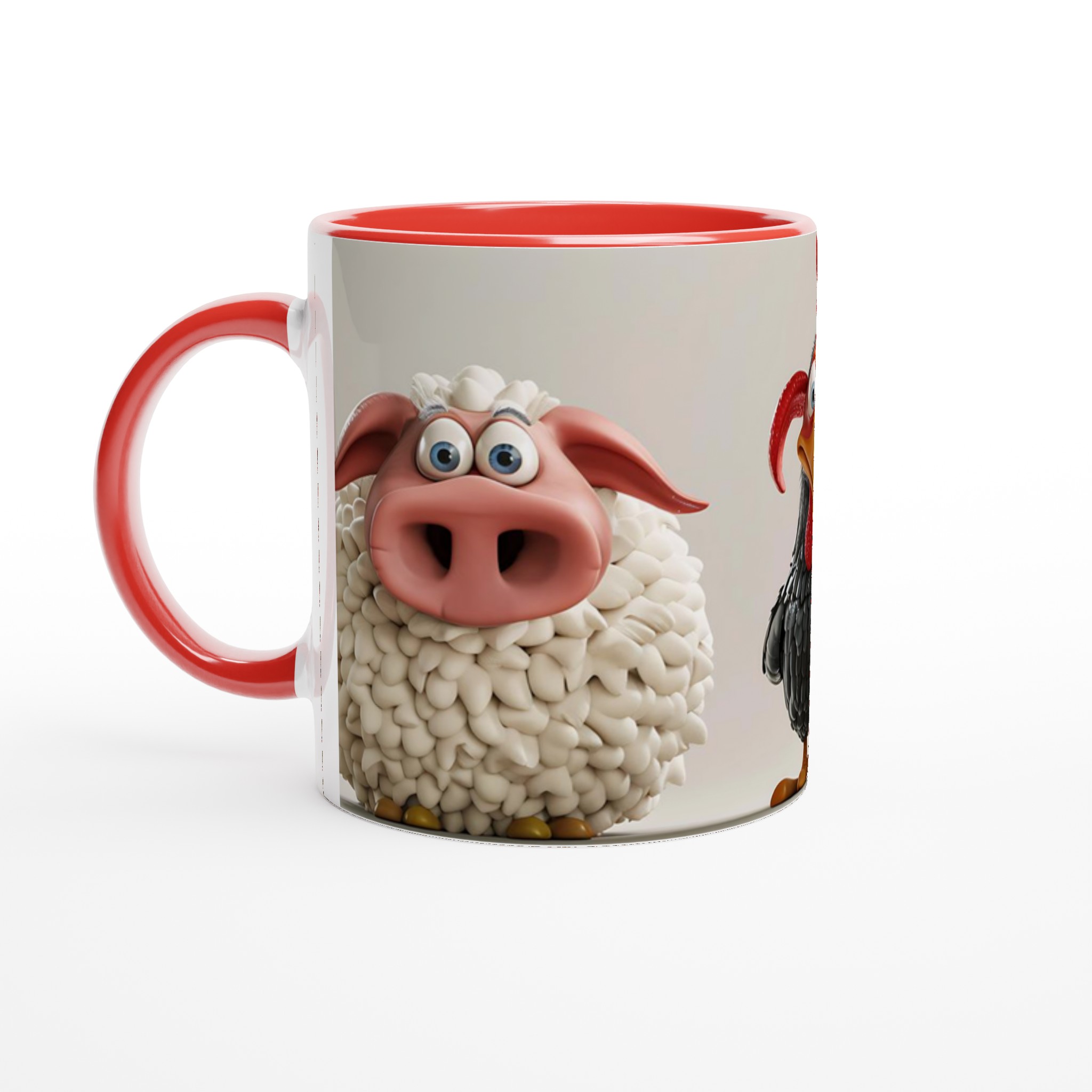 Charmiga Cartoon Djur Mugg - 11oz Premium Keramisk Mugg i Valfri Färg för Humoristiska Kaffestunder 5 9a5fe305-4de1-4775-8b63-91a67eea8ba5