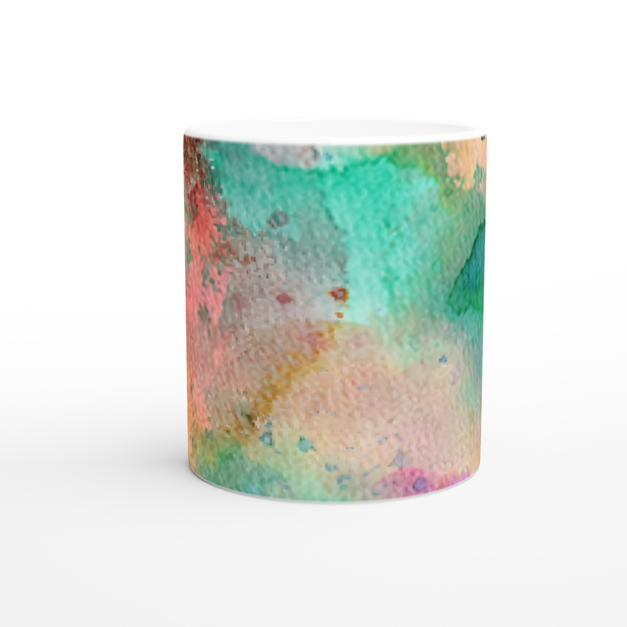 Abstrakt Akvarell Mugg – Färgglad 11oz Keramikmugg i ditt val av 7 nyanser 8 9aa8469e-37d4-46ed-86a9-897c0370051d