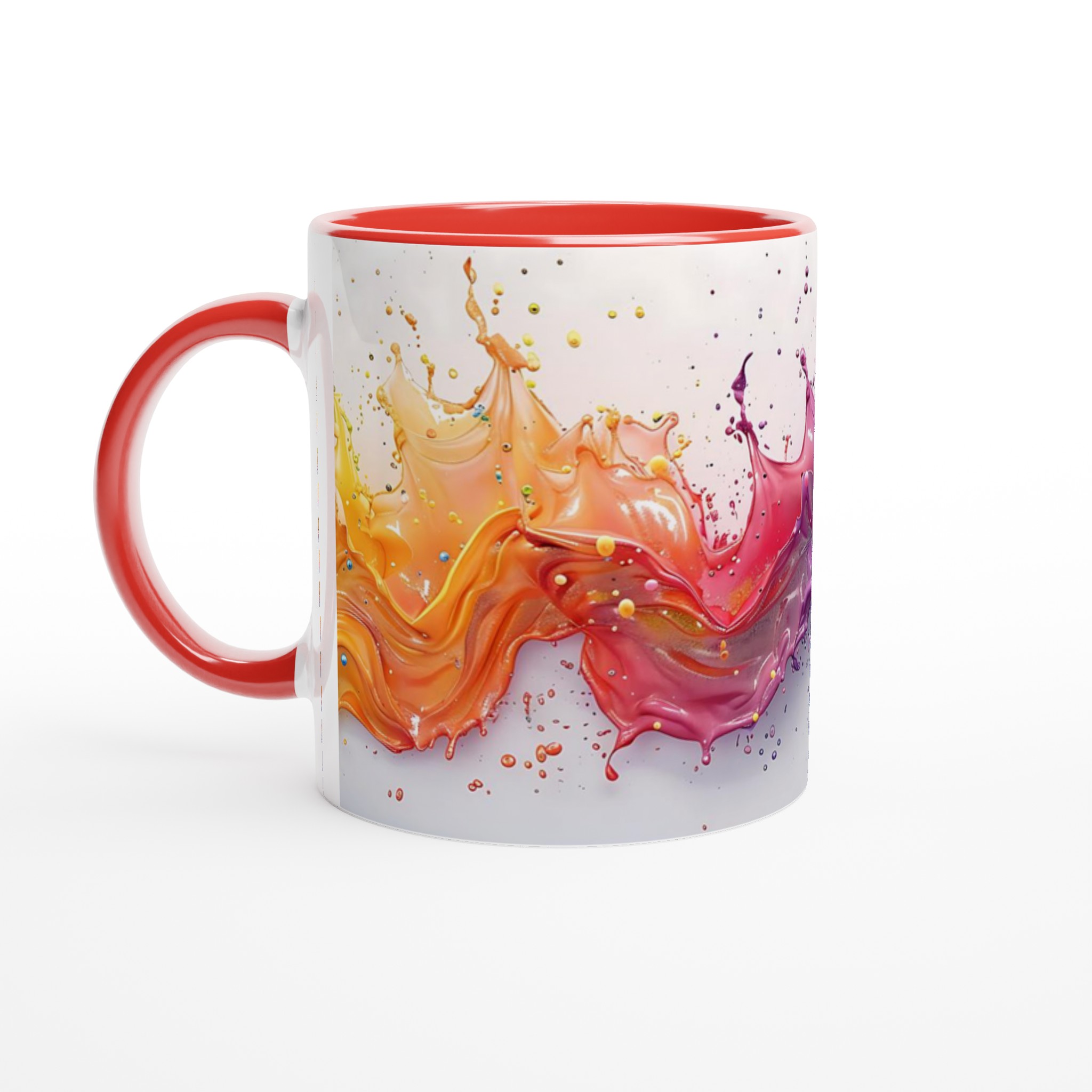 Färgglad Stänk Keramikmugg - 11oz Vibrant Design för Kaffe & Te 5 9aabbed1-7f88-45ba-9ff6-bd852eb2d02c