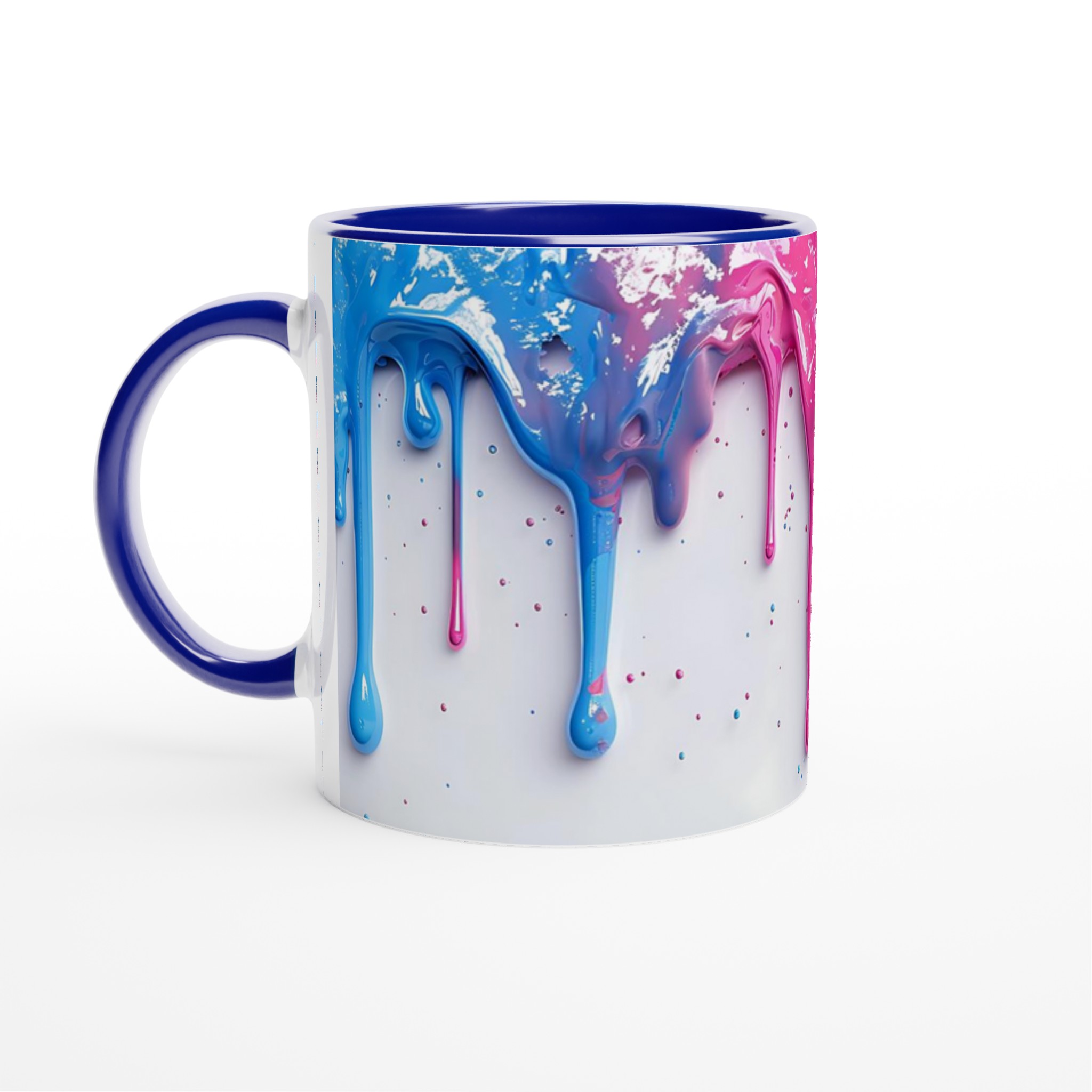Färgsprakande 11oz Keramisk Mugg – Uttryck Dig med Drip-Art i Din Favoritfärg! 2 9ad845a4-e37b-43e5-95a2-e44e3b838170