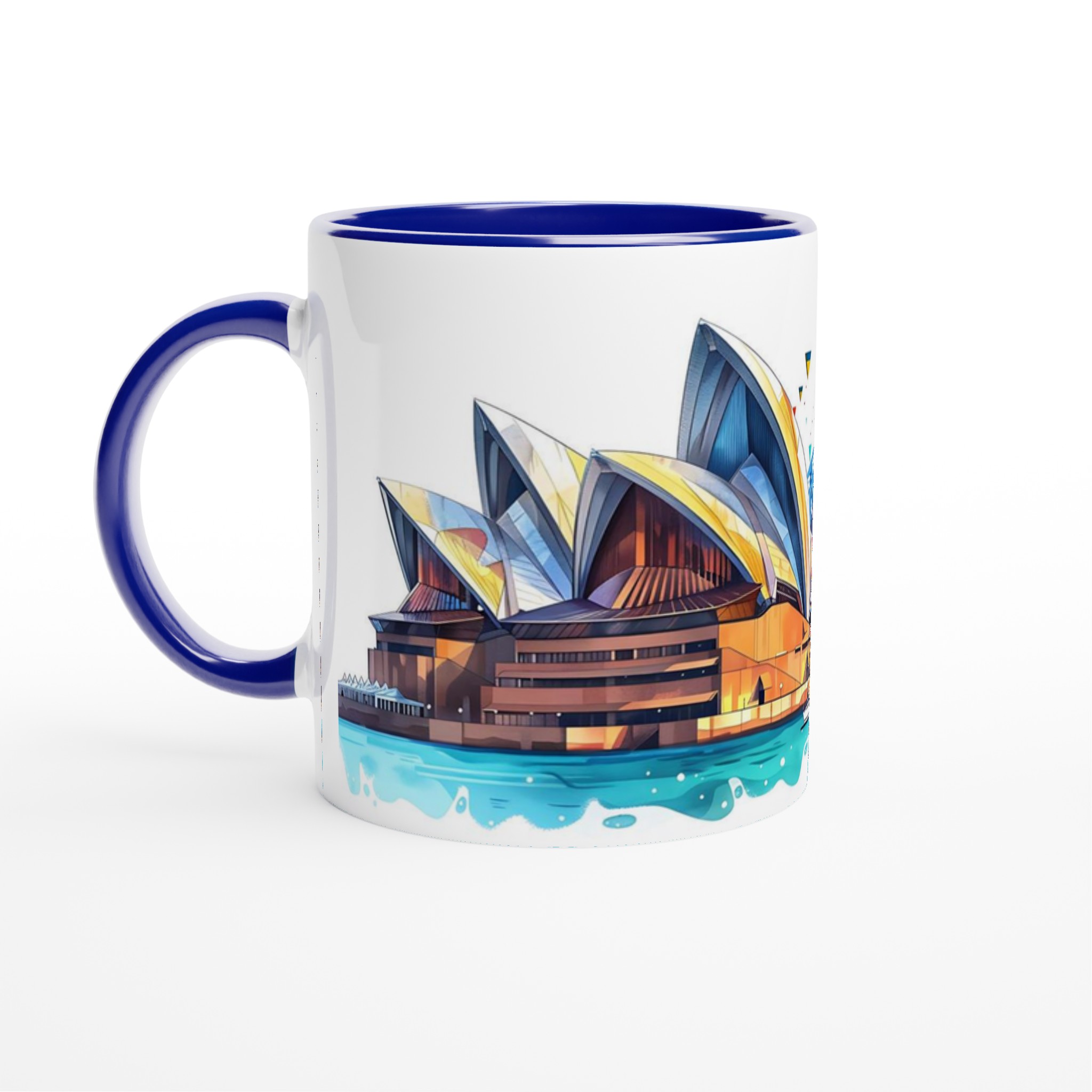 Sydney Opera House & Harbour Bridge Keramikmugg - Livfull Akvarellkonst i Valfri Färg 2 9af75df8-242e-4e4d-b3ff-f9784dd9dc4e