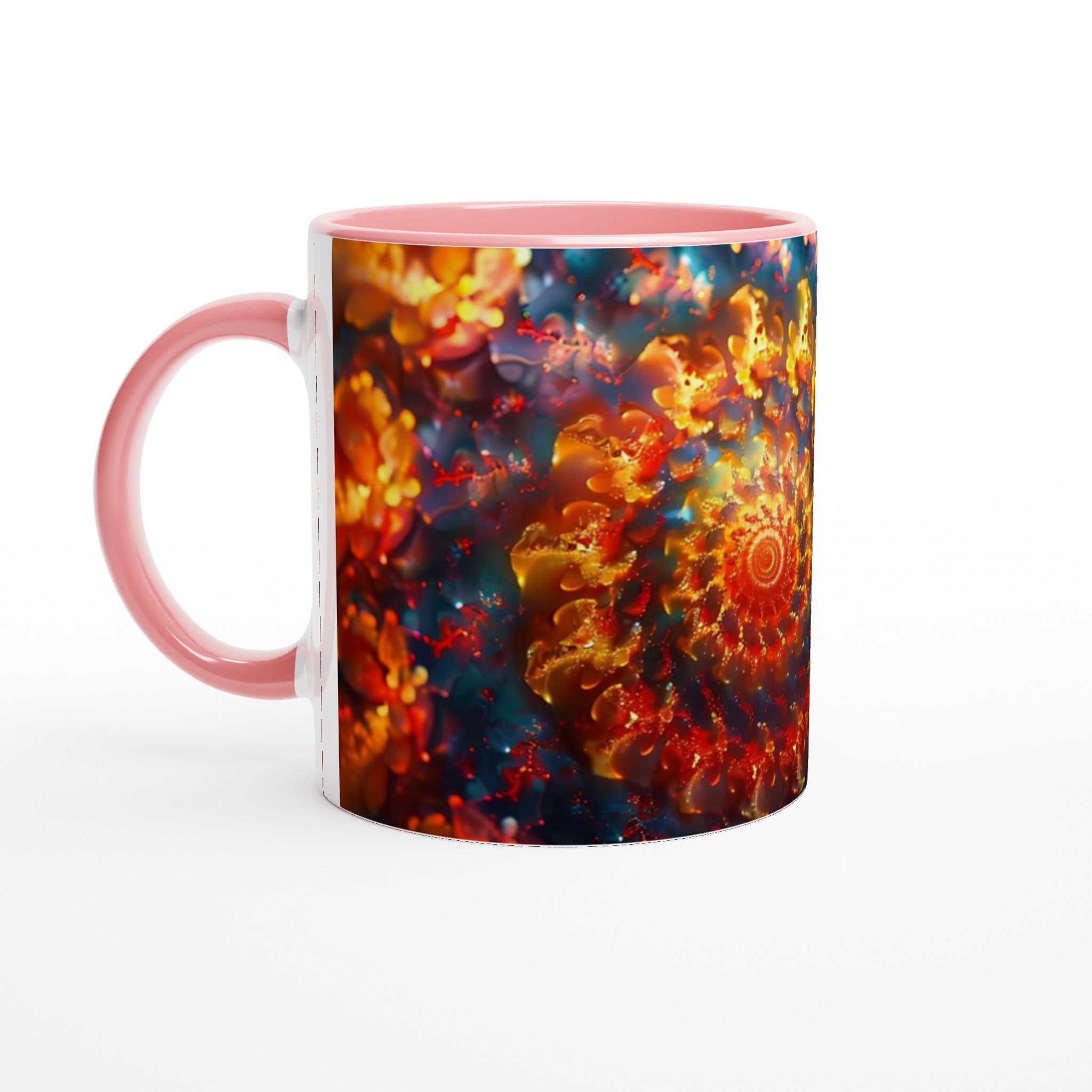 Abstrakt Spiral Keramikmugg - 11oz, Välj mellan 7 levande färger för din unika stil 6 9b39857c-184a-438c-8144-59628923964f