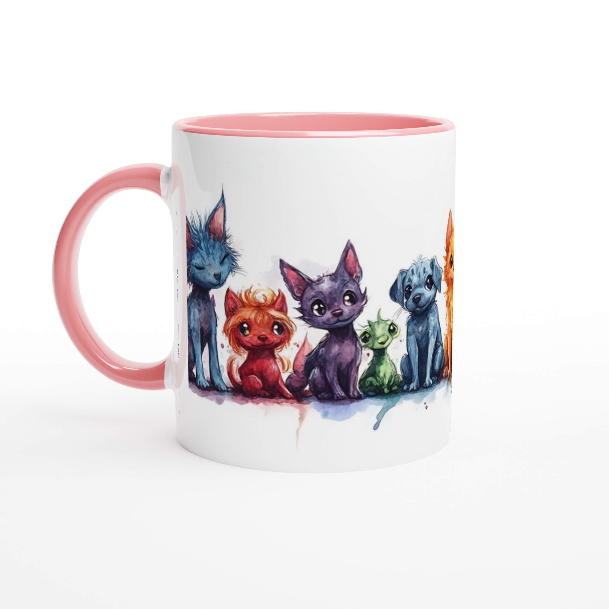 Söta Halloween Vänner 11oz Keramisk Mugg – Färgglada Monstervalpar & Pumpa Design 6 9b664272-1e91-4d8b-b4e5-5b52f6085e12