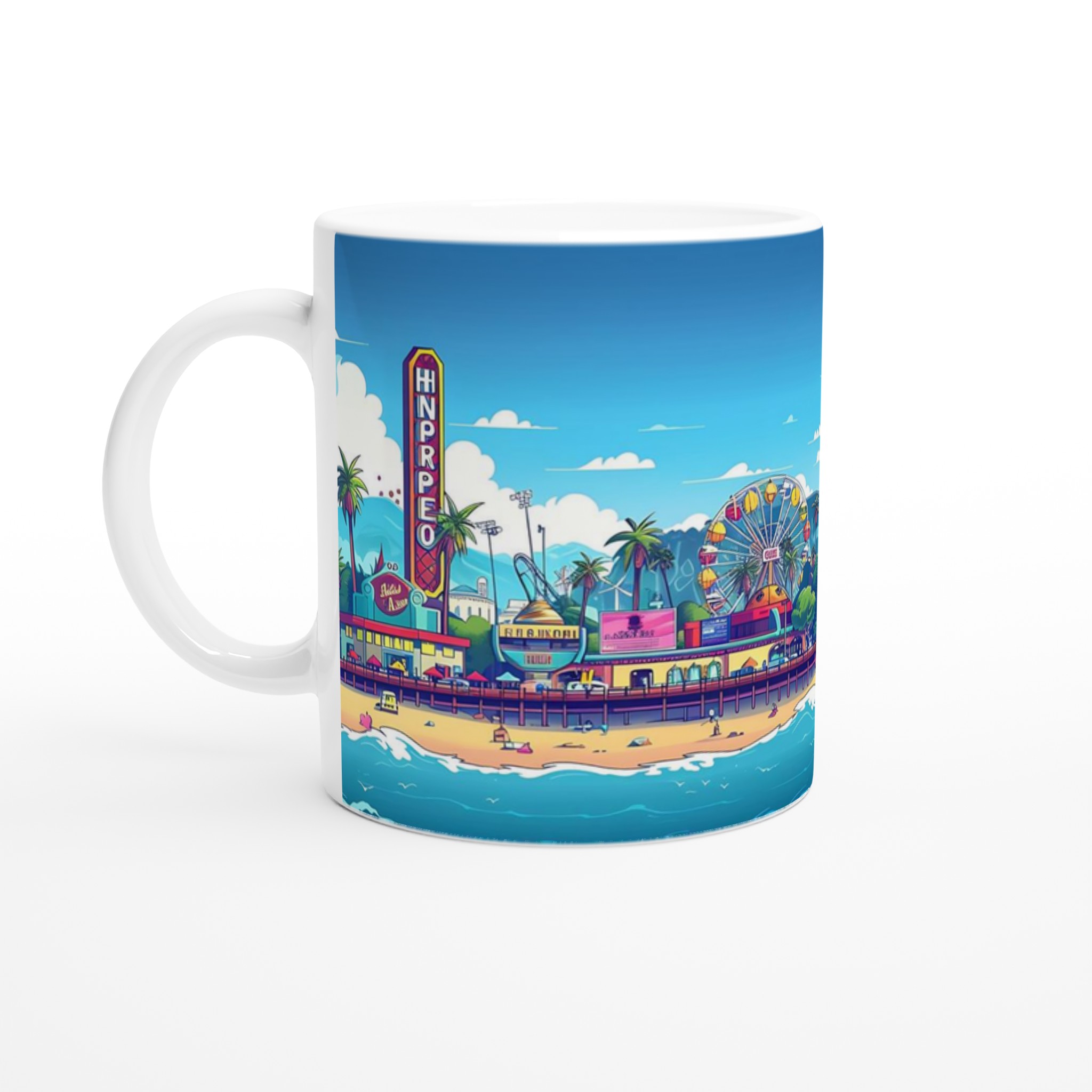 Kuststadens Charm – Färgstark Keramisk Mugg för Kaffe, Te och Soliga Drömmar, Välj din färg! 1 9bbb99c1-9f8a-4f6a-afc5-d0aa56832d3e