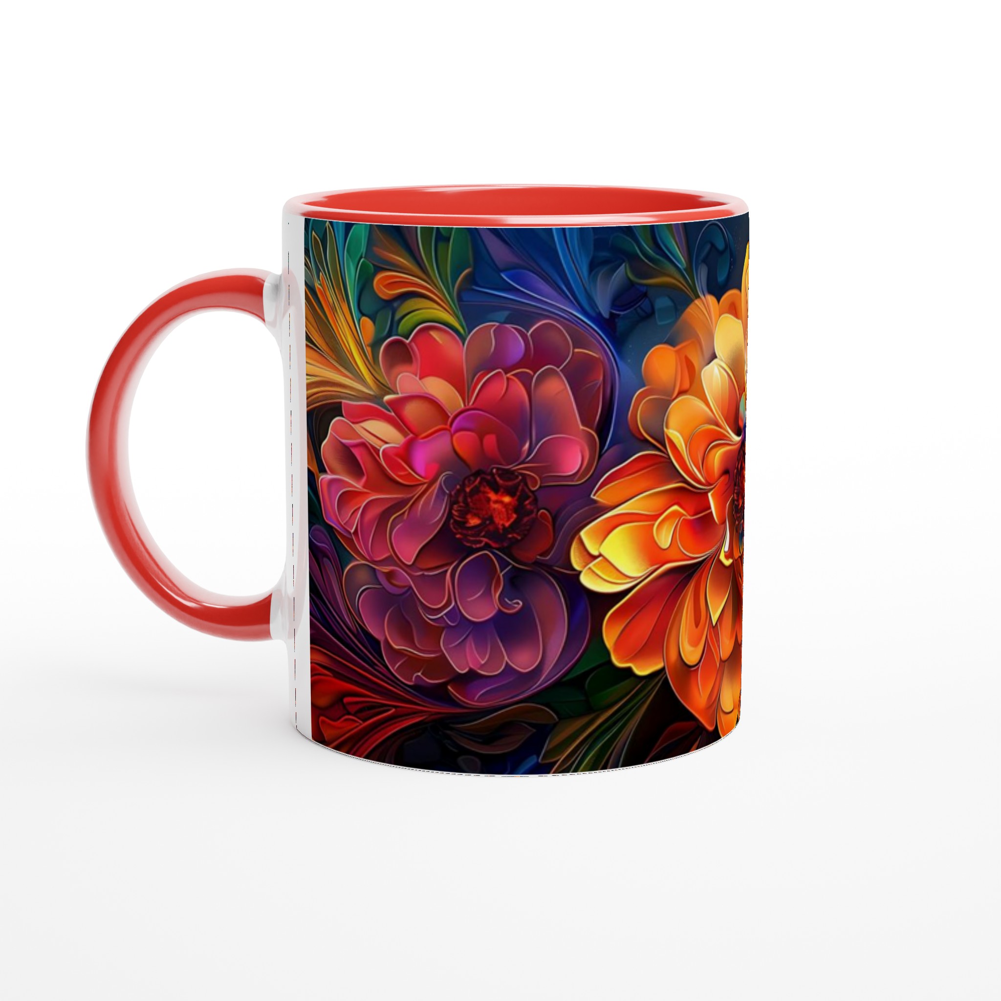 Abstrakt Blomster Keramikmugg 11oz – Levande Konst för Dina Fikastunder 5 9bd60152-3421-4a1b-b953-81d9a4ba8b6f