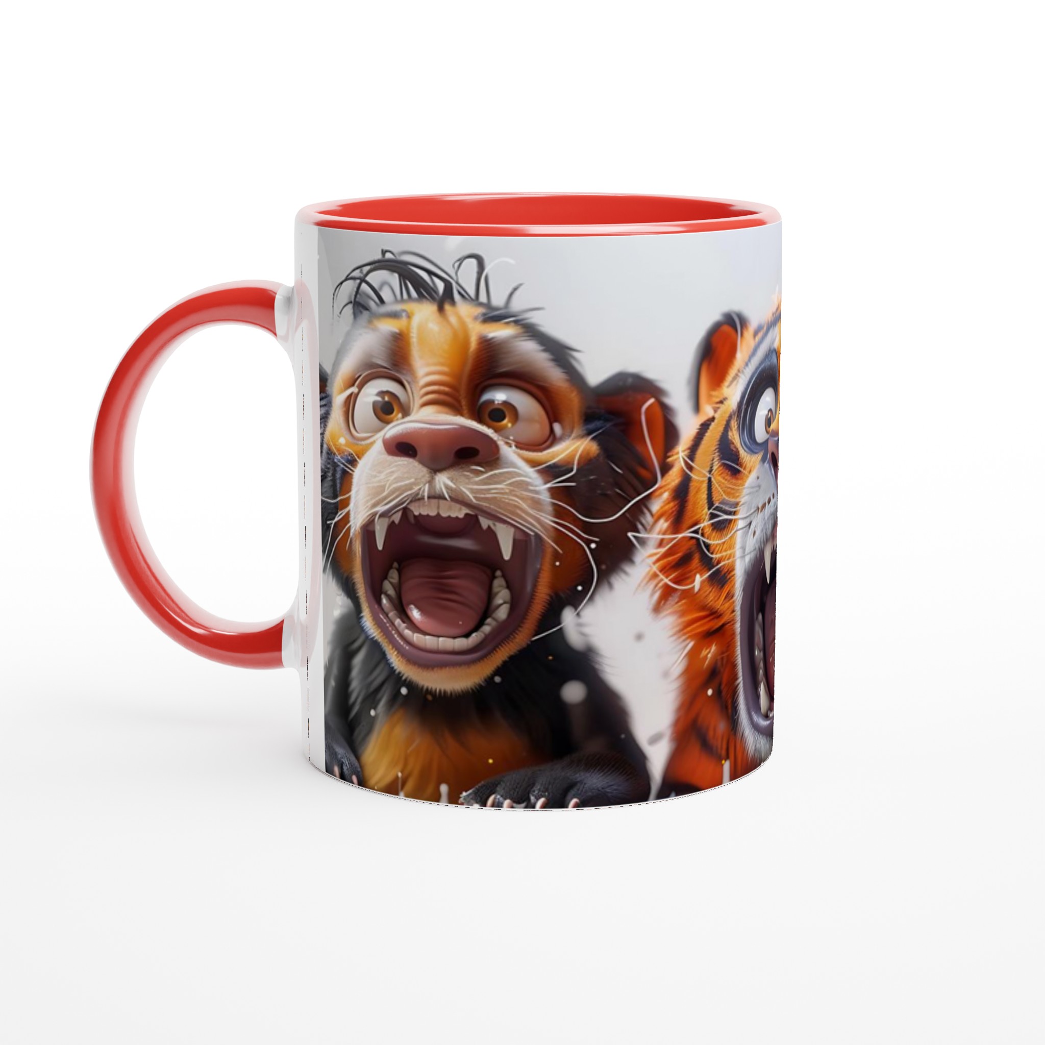 Humoristisk Djurtrio Keramikmugg – Perfekt för att Liva Upp Din Kaffepaus, Välj bland 7 Livfulla Färger! 5 9c1ac503-cdab-40e0-a3d9-1492d82e322b