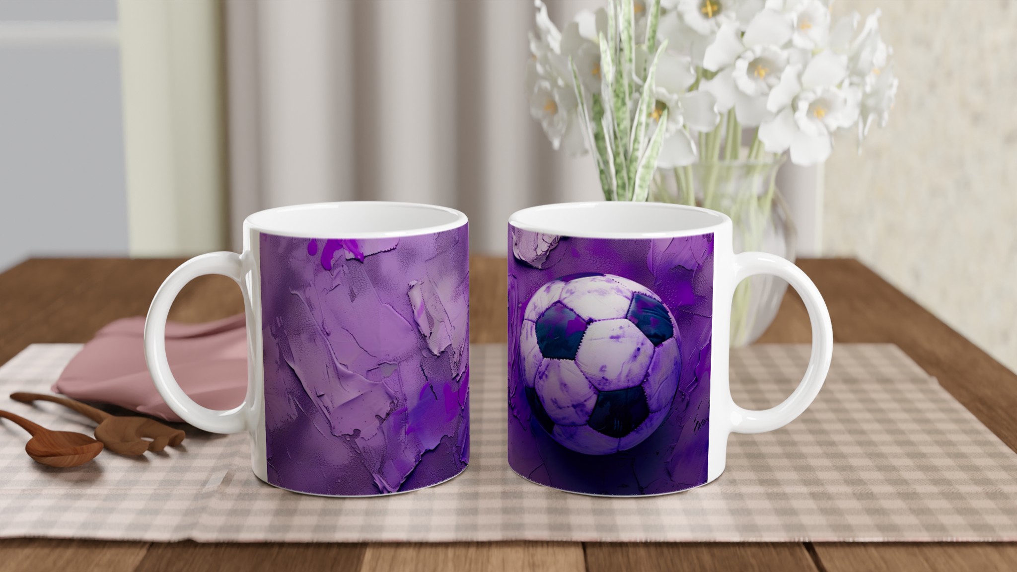 Abstrakt Lila Fotboll 11oz Keramisk Mugg – Konstnärlig Design i Flera Färgval 10 9c88e74c-4115-4228-8a24-f8a09e8d7dfa