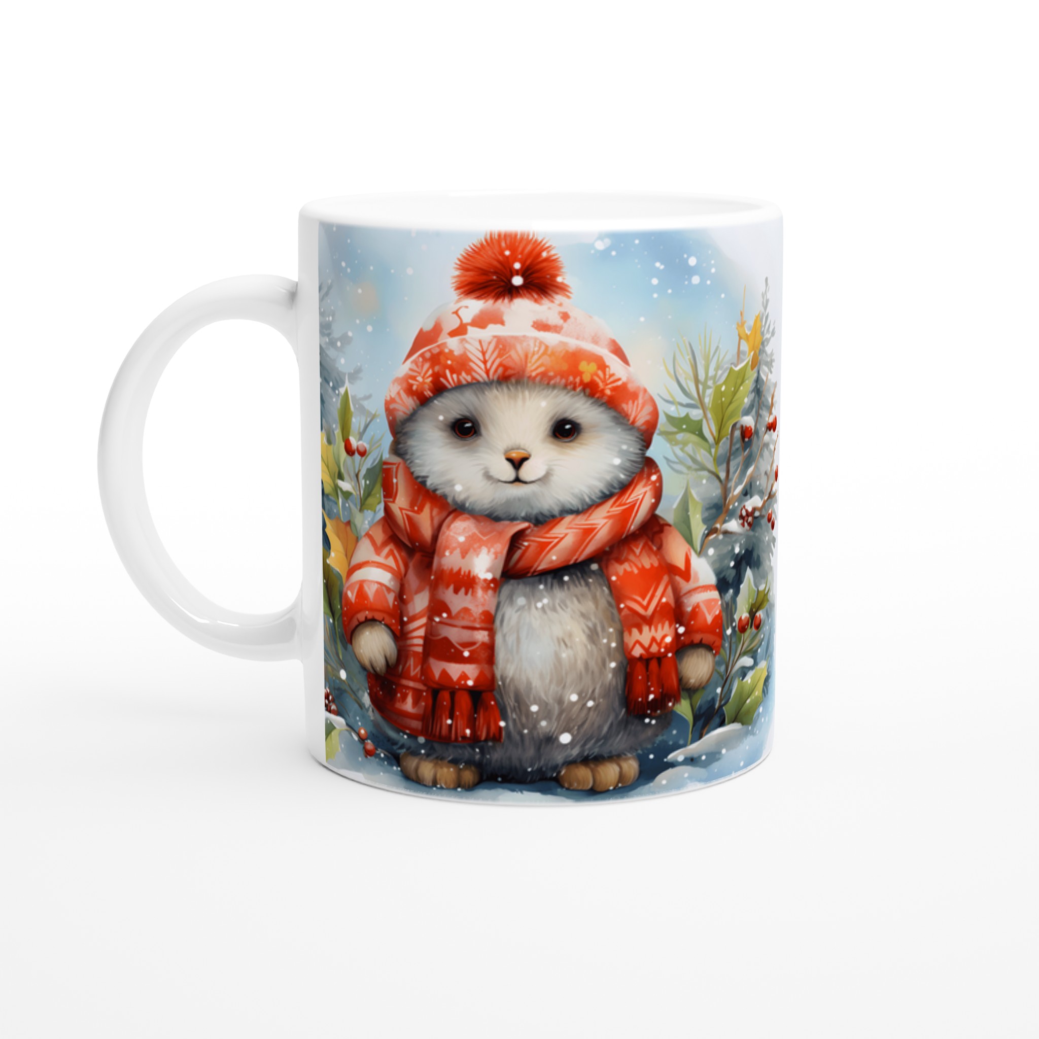 Mysig Vinterräv Mugg – Keramisk 11oz Kaffemugg i Din Färg 1 9c8afd16-8df7-4bcd-81fd-488b321ac3cc