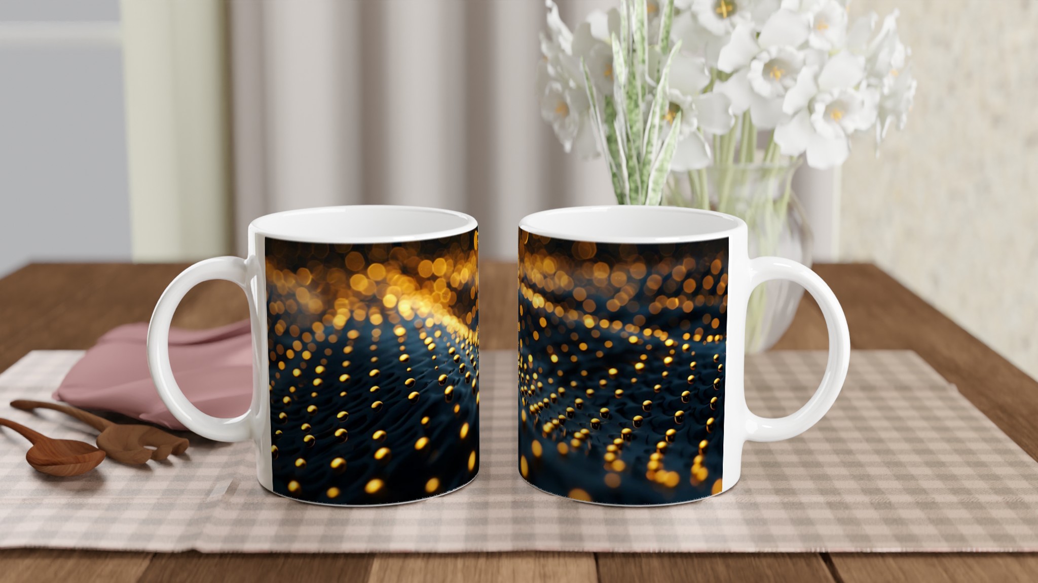 Abstrakt Gyllene Skimmer 11oz Keramisk Mugg – Ge Din Kaffestund en Lyxig Touch i Valfri Färg 10 9c8d8046-c8bc-427e-b3cf-85a2b7090beb