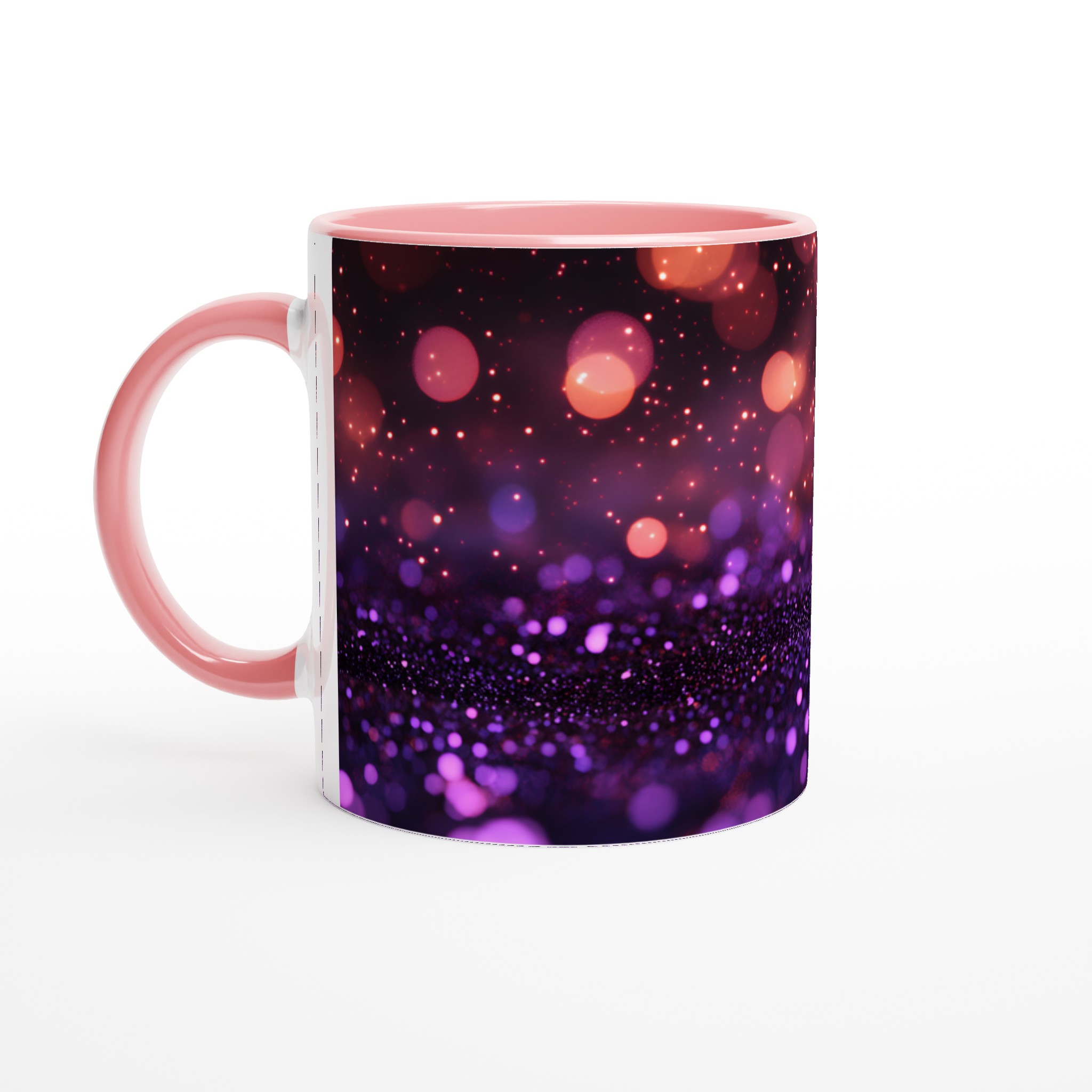 Magisk 11oz Keramikmugg – Strålande Bokeh-design i Lila & Rosa – Välj din färg! 6 9c9e0c82-de49-4793-86c0-a1ac21bbe196
