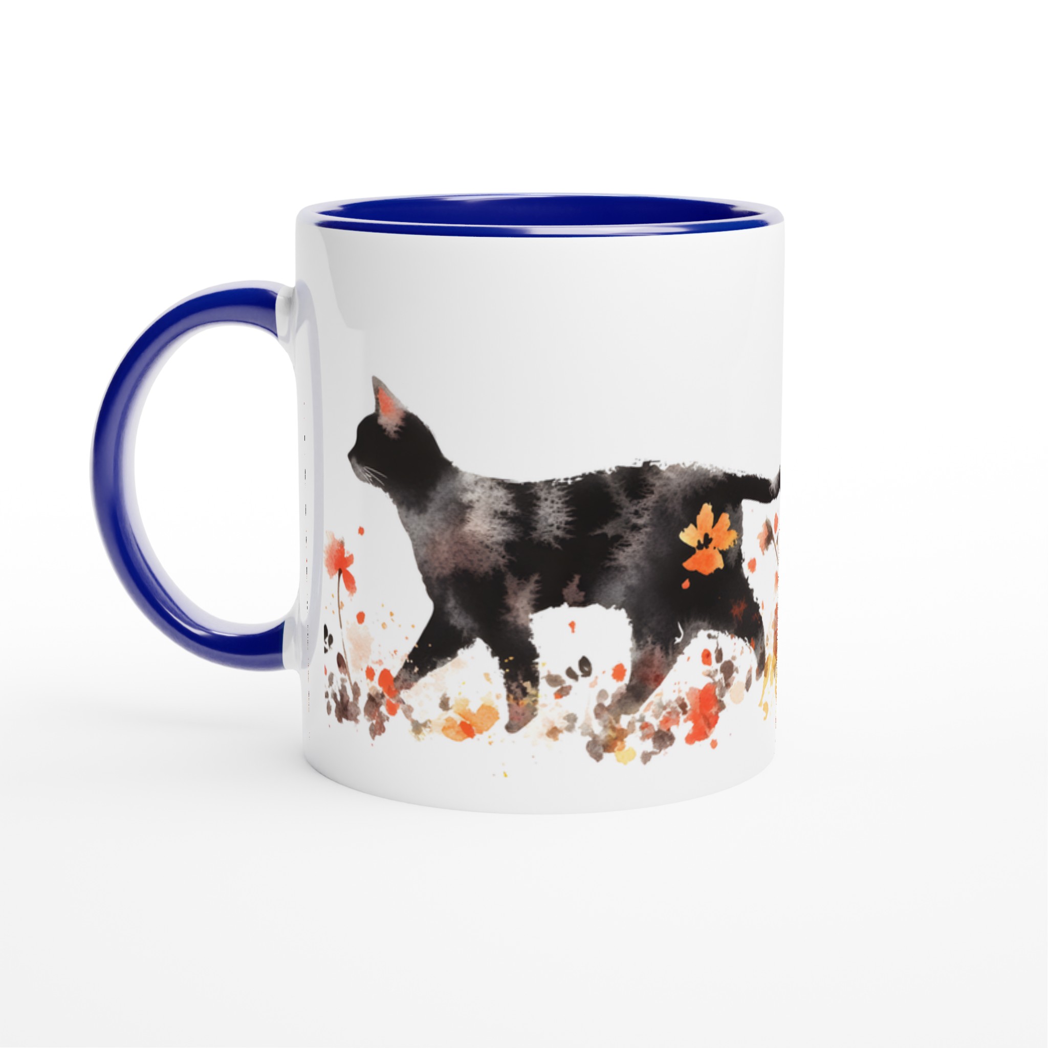 Konstfull Katten i Blomstermarken – 11oz Keramisk Mugg för Kattälskaren i Valfri Färg 2 9ca7919d-175c-4179-a87e-68b5d02e9d5c