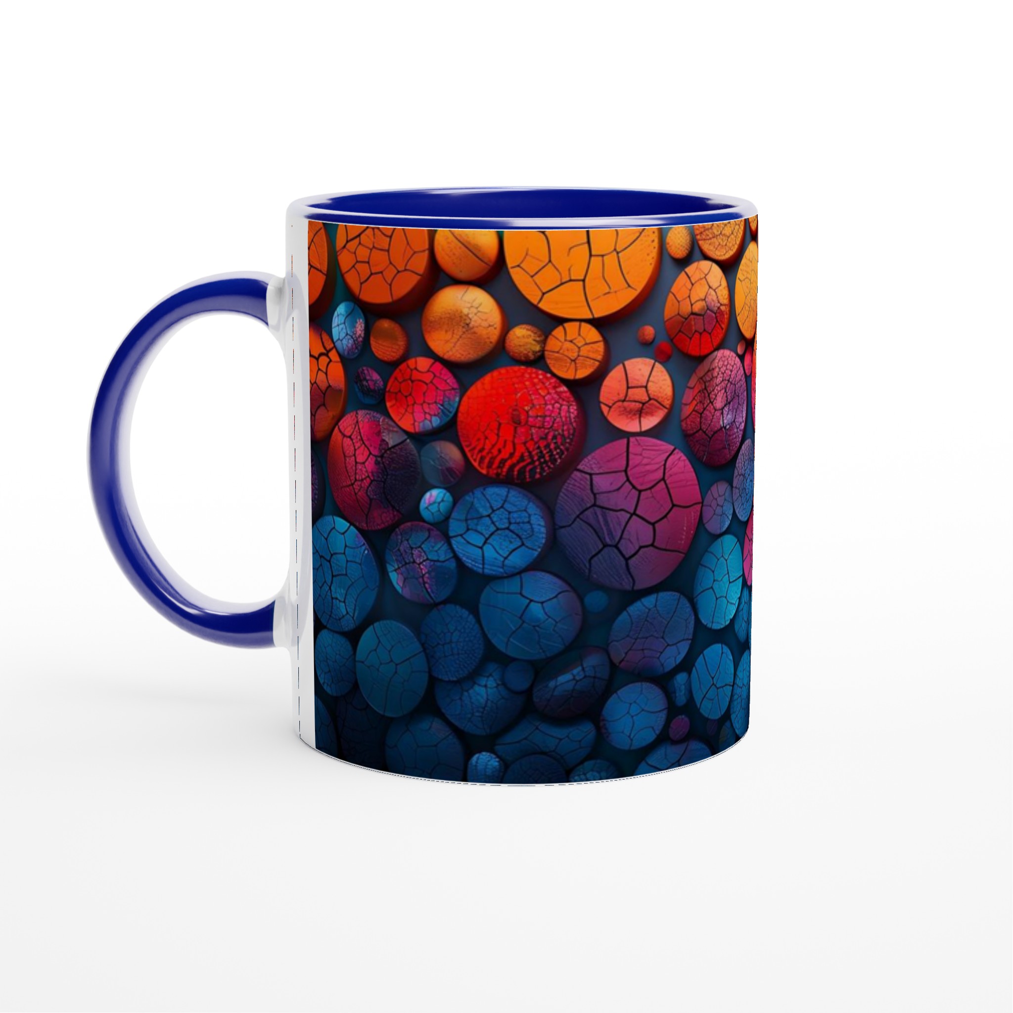 Abstract Crackle Design 11oz Keramikmugg – Vibrerande Färger för Din Vardag 2 9cc45baa-7242-4f86-b4bd-a21d3bee8817
