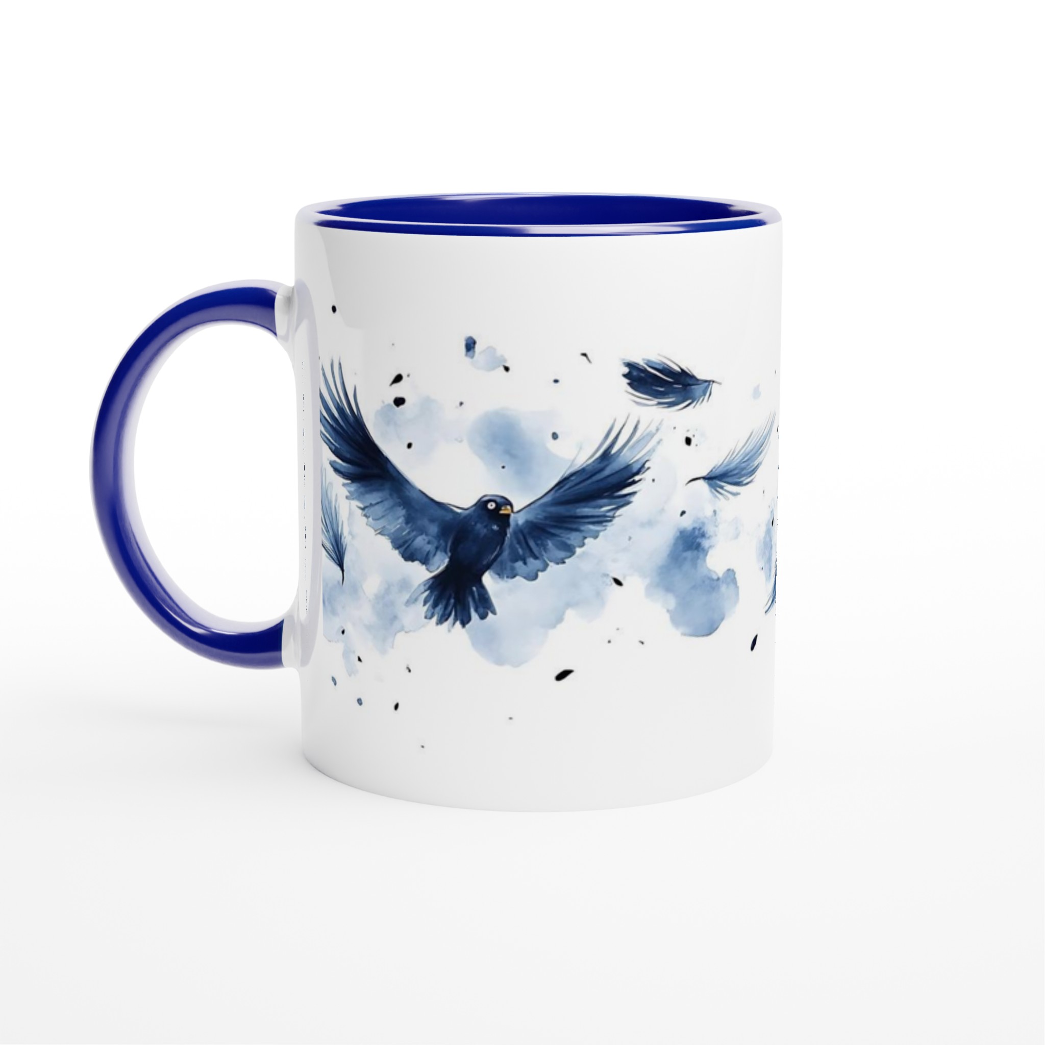 Svarta Fåglar i Akvarell: 11oz Keramisk Mugg – Drömfull Design för Din Kaffestund 2 9cdc2751-40c5-4e51-9579-74878942dc7e