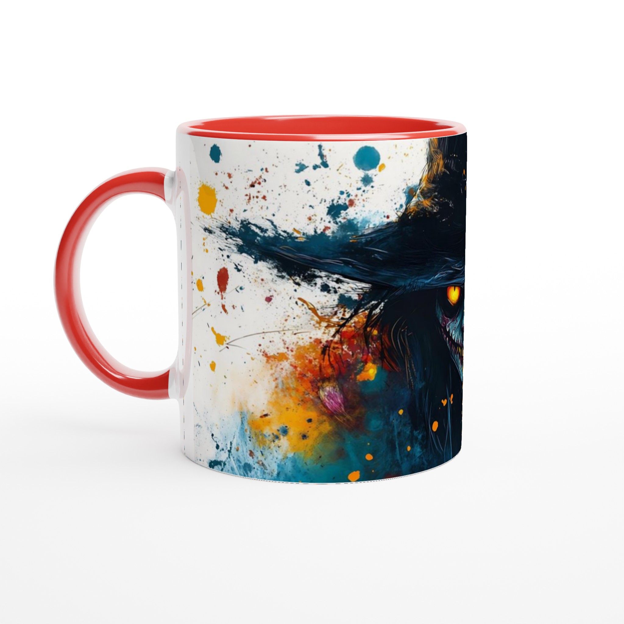 Skräckinjagande Akvarell Halloweenskräckmugg - 11oz Keramisk Mugg i Valfri Färg 5 9ceebf03-ee79-4d46-bb79-10c9ffbdfd4f