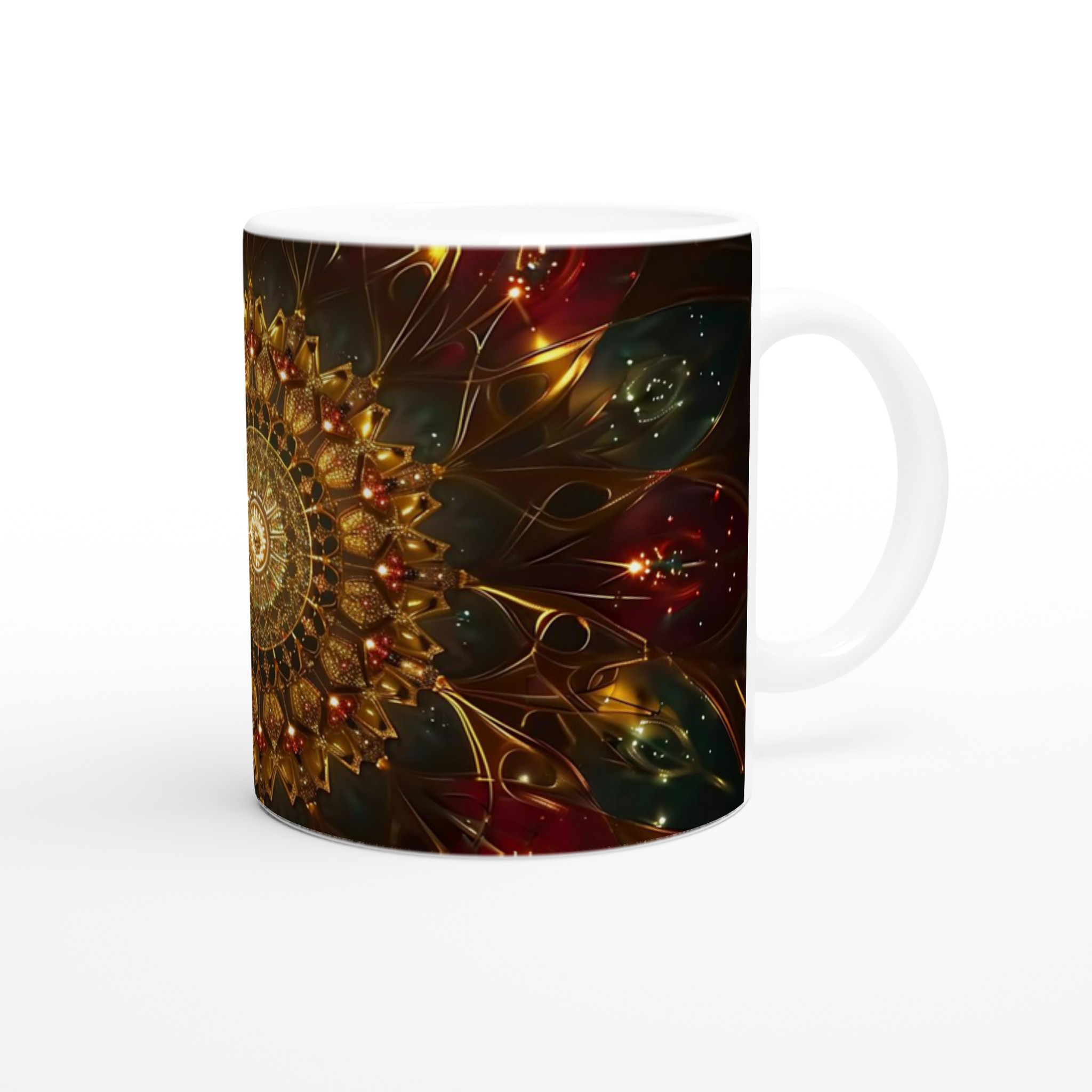 Abstrakt Mandala Lyx Mugg – 11oz Keramikmugg i ditt val av sju djärva färger 9 9cf3bbdf-b250-4de3-951f-eae49b35d0c7