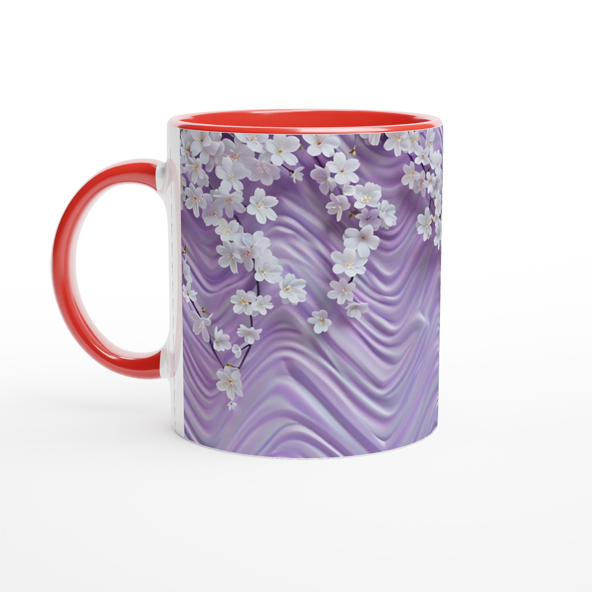 Lavendelblomster 11oz Keramikmugg – Välj bland 7 Förtrollande Färger 5 9cf75a83-5e1c-4dfe-9a36-9393f18225c1