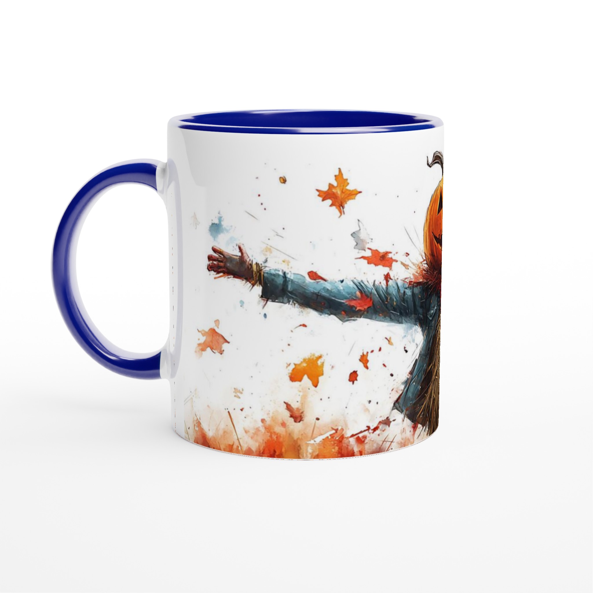 Glad Halloween Pumpa Skrämma Mugg – Levande Akvarell Keramik Kaffekopp i Flera Färger 2 9cf785fd-e37e-4115-b1d9-2625a203e249