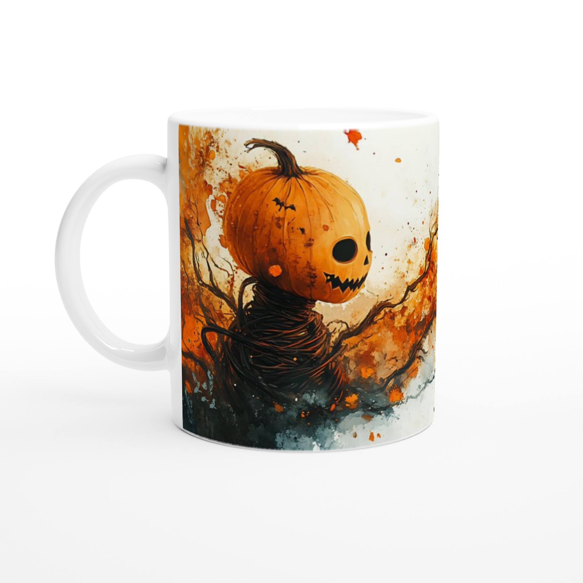 Mystisk Pumpa Konst Mugg - Livfull Halloween Akvarell Keramisk Kaffemugg i Olika Färger 1 9d392faf-e066-48a5-bfe4-7a41c00fb5f0