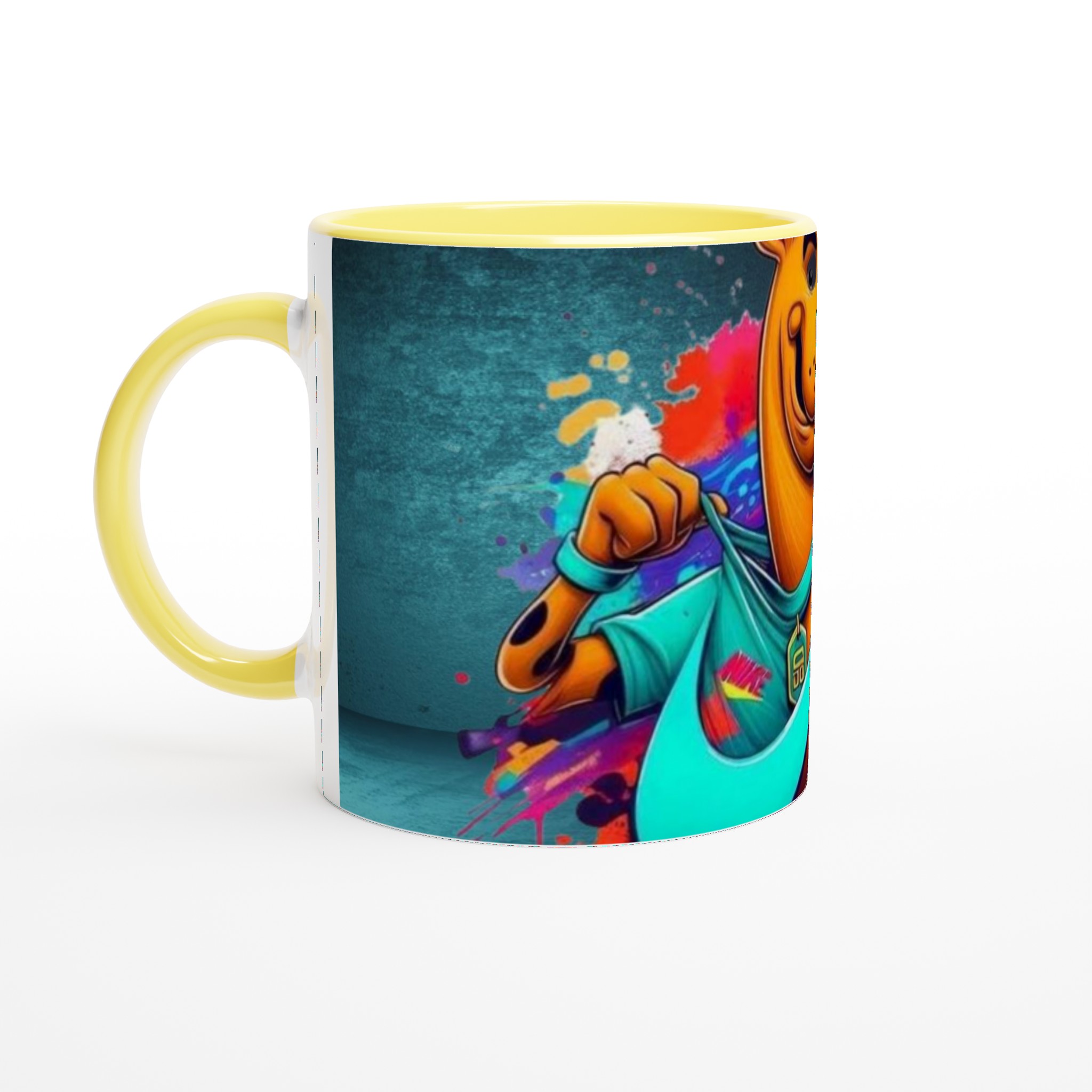 Vit 11oz keramisk mugg med färgstark Scooby-Doo design – välj din favoritfärg för en lekfull kaffestund 3 9d948c66-0a28-40a9-8f44-74e9e4a83d68