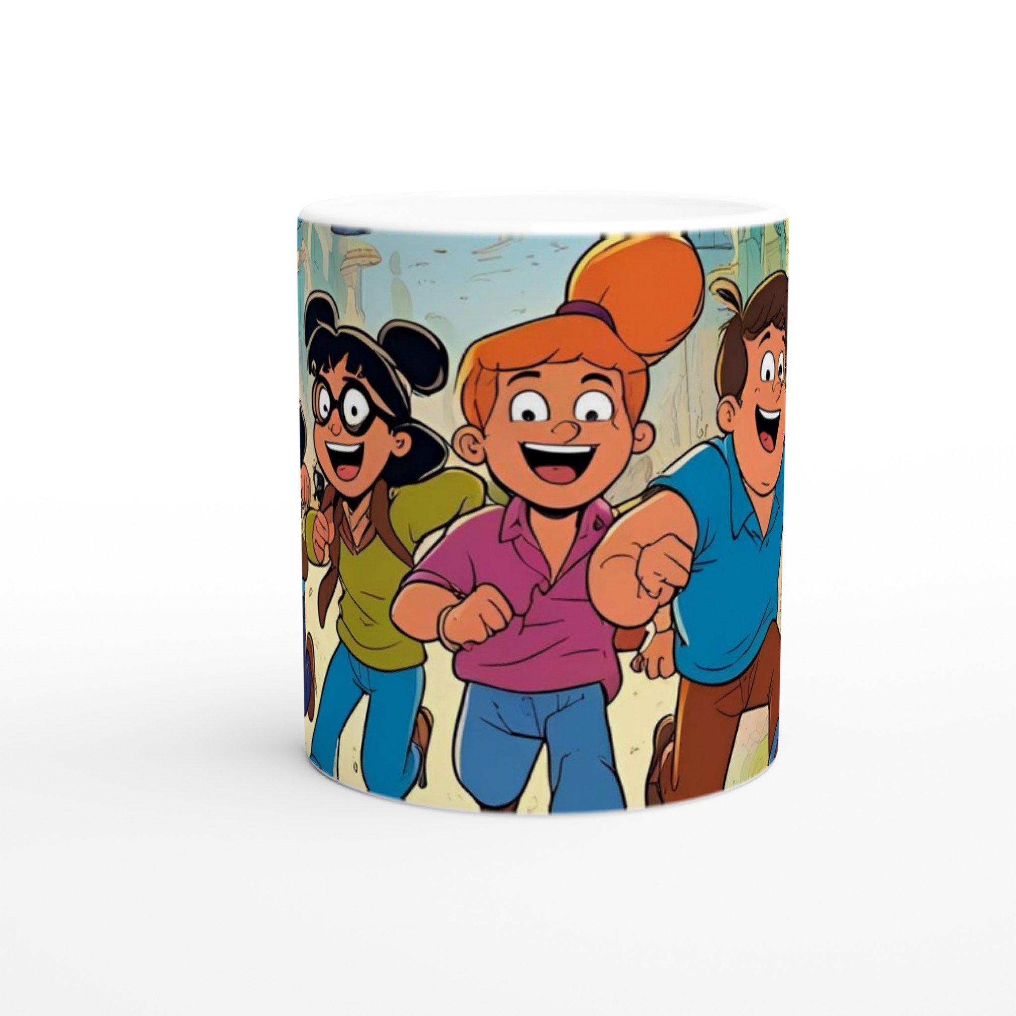 Vit 11oz keramisk mugg med livfull illustrerad design – välj din keramiska favoritfärg 8 9d9736ed-a9a7-475d-b1ce-c59e87ed6de8