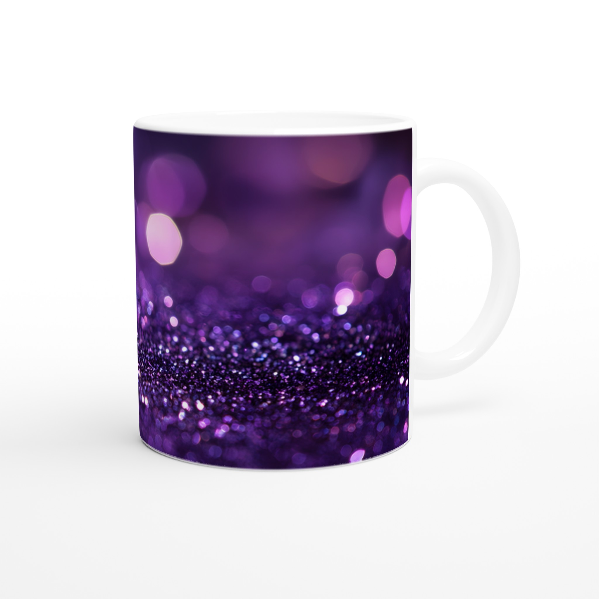 Glittrande Lila Keramikmugg – 11 oz Vit Mugg för En Förtrollande Dryckesupplevelse 9 9e3c14ae-5862-4fc8-a1f0-0dfc4e84e16c