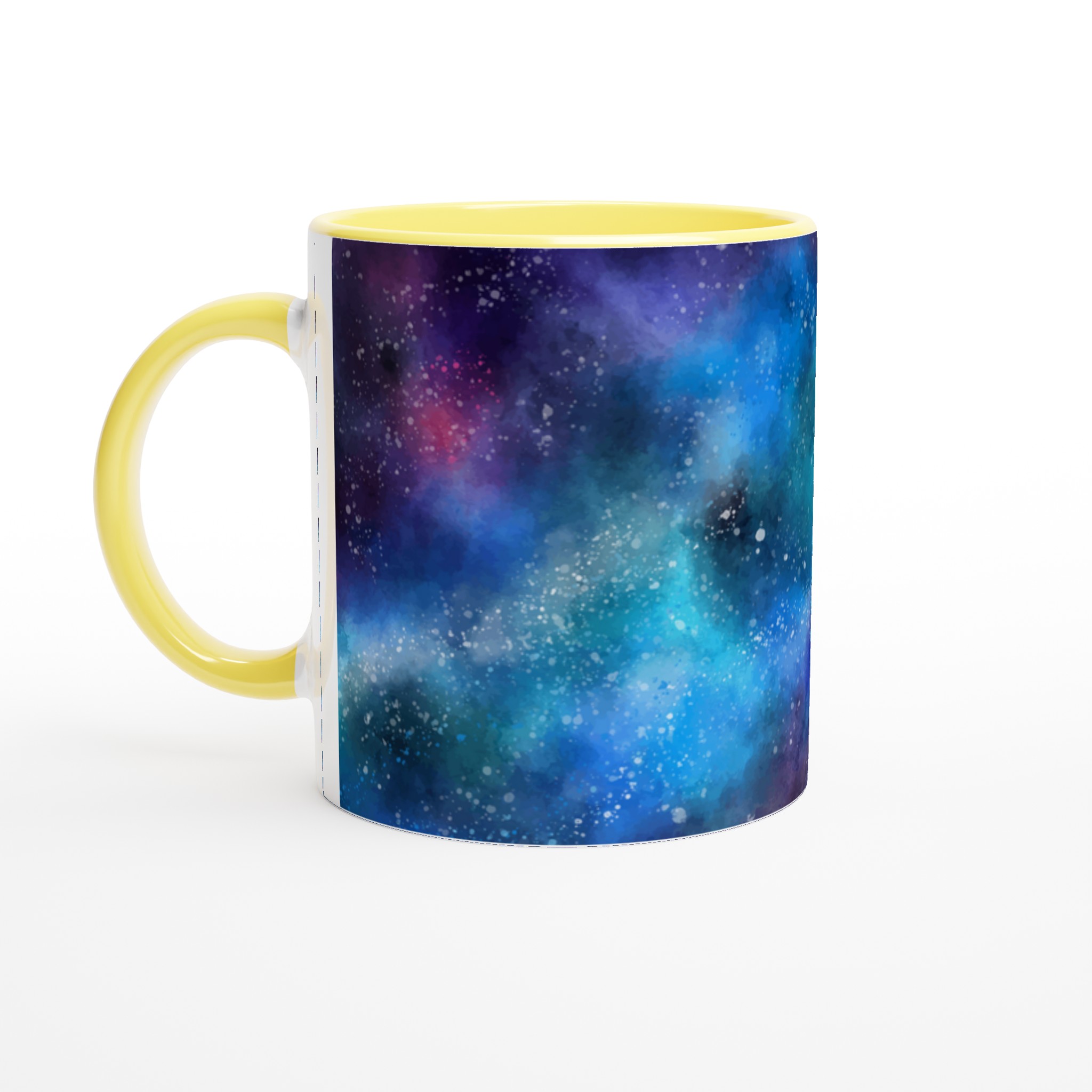 Vit 11oz keramisk mugg med drömskt galaxmotiv – välj bland sju iögonfallande keramikfärger 3 9e3ea508-12ad-4f50-b116-3689da42bbce