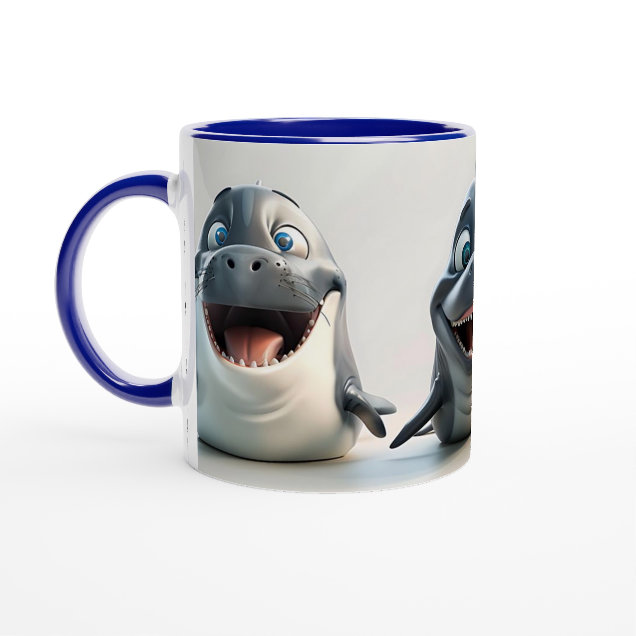 Glad Djurvänner Keramikmugg - 11oz Kul Design för Kaffe & Te i Flera Färger! 2 9e732d18-e652-48d1-aff3-c2f1ac4906a3