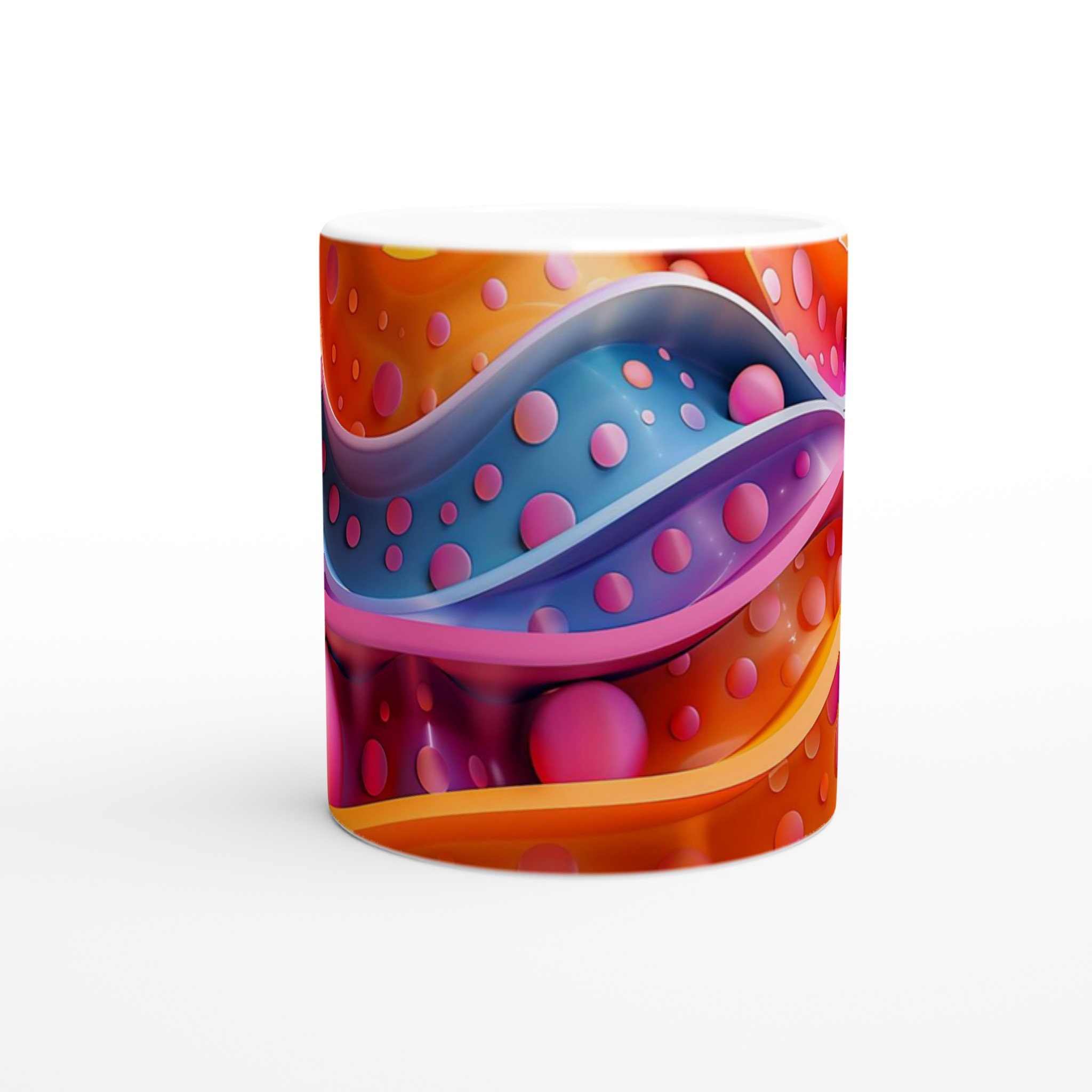 Abstract Swirls 11oz Keramisk Mugg - Välj bland 7 Livfulla Färger för Din Perfekta Kaffestund 8 9e8ba346-e21e-4832-9fc3-b428c2590d64