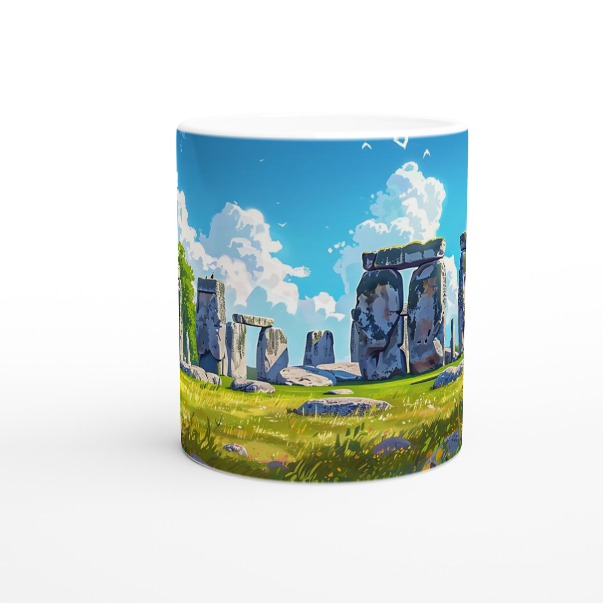 Historisk Stonehenge Keramikmugg – Din Kaffepaus till En Forntida Värld, Välj Färg! 8 9f49b2c7-7501-4198-a61f-d27ef2336571