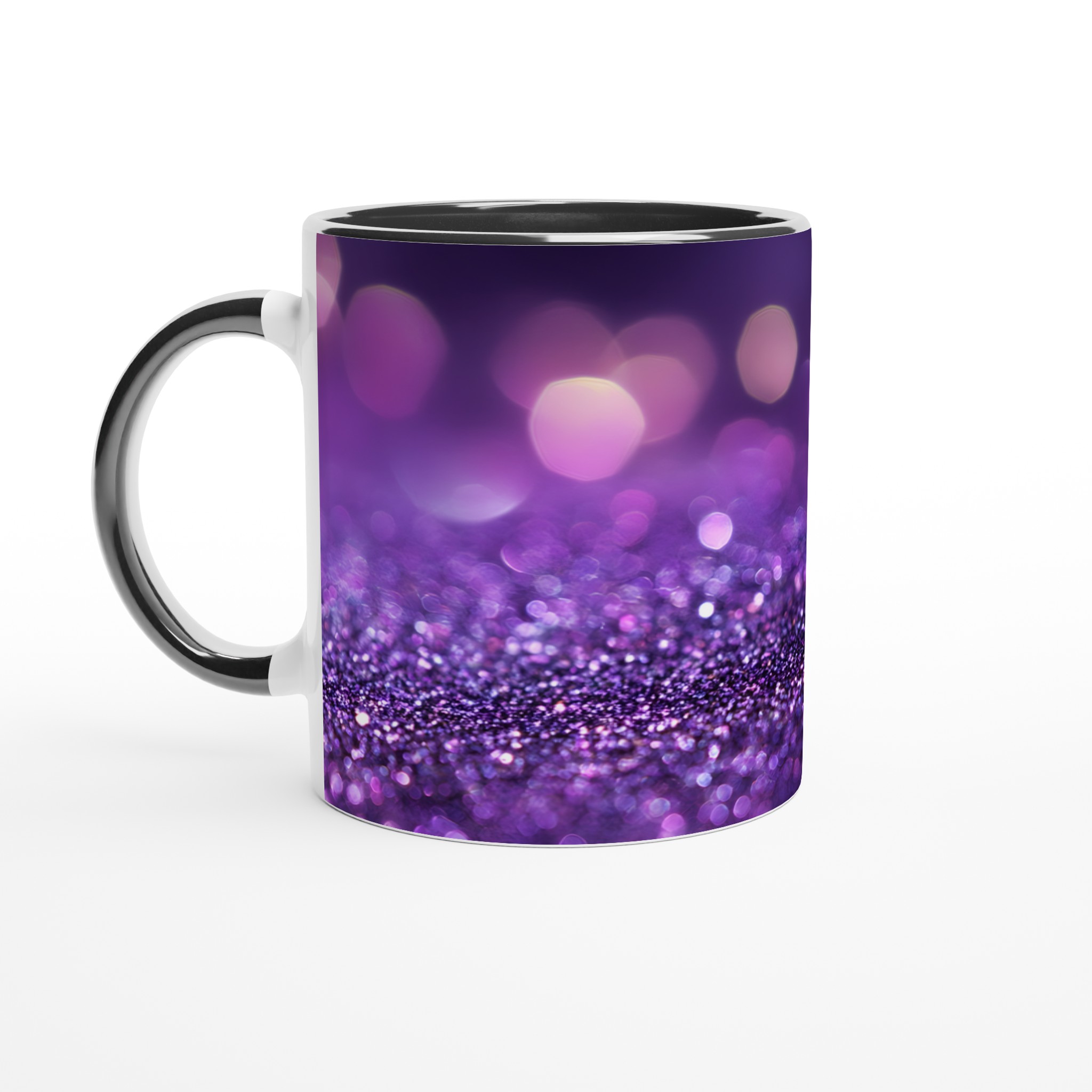 Glittrande Lila Keramikmugg – 11 oz Vit Mugg för En Förtrollande Dryckesupplevelse 4 9f6a4d66-fc49-4096-8138-09b3abc312bf