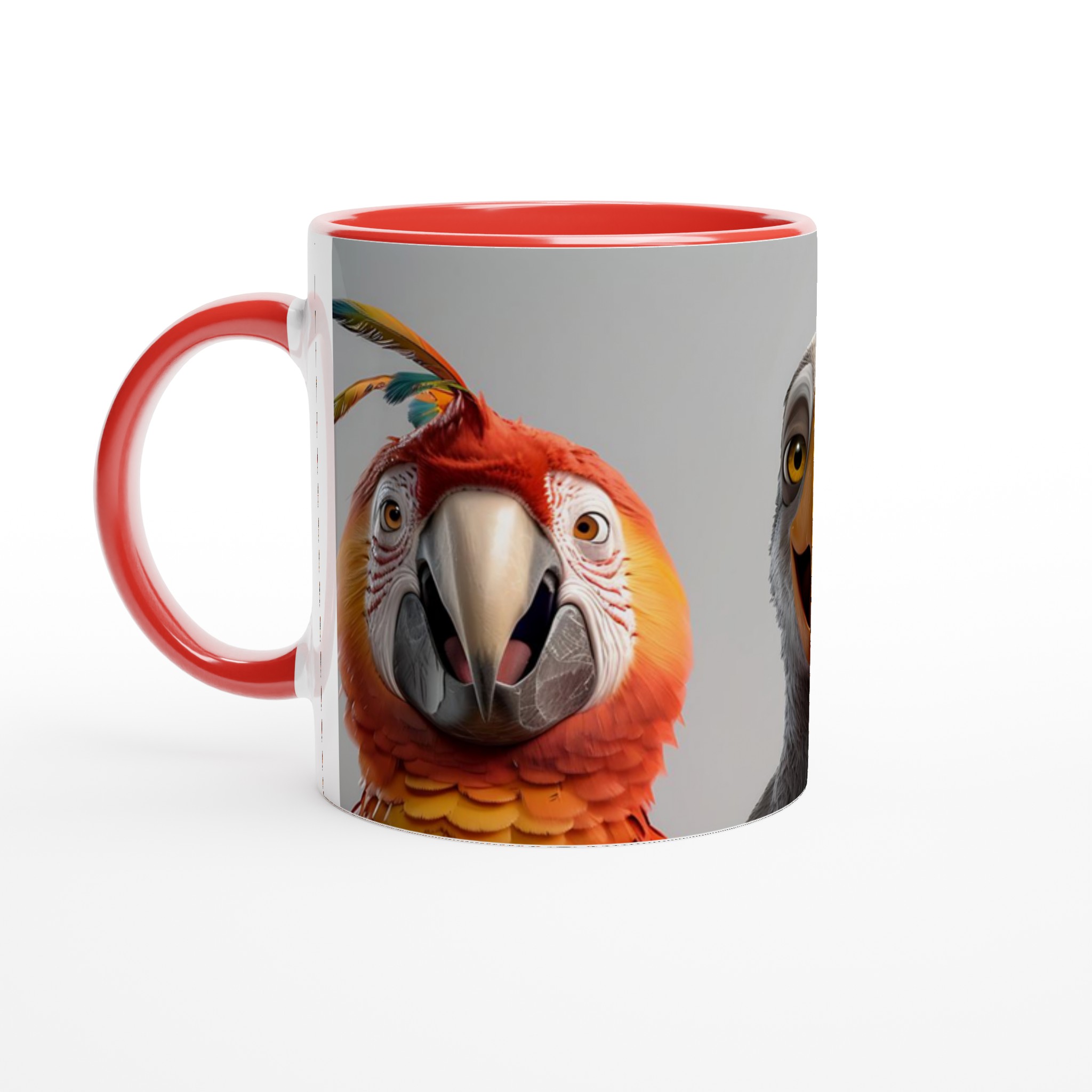 Glad Fågel Keramisk Mugg – Personlig Design för Kaffeälskare i Valfri Färg! 5 9f701f08-3ba7-40df-ab40-1fb34c7f7dac