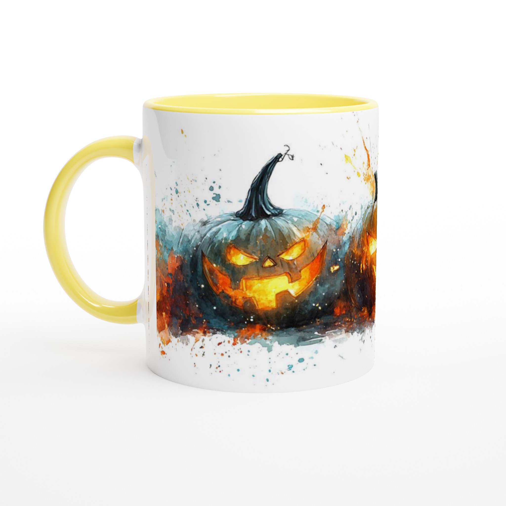 Spooky Watercolor Jack-o'-Lantern Keramikmugg – Perfekt för Halloween! 3 9f78dcbb-3d1f-4944-8056-28d6e67f9489