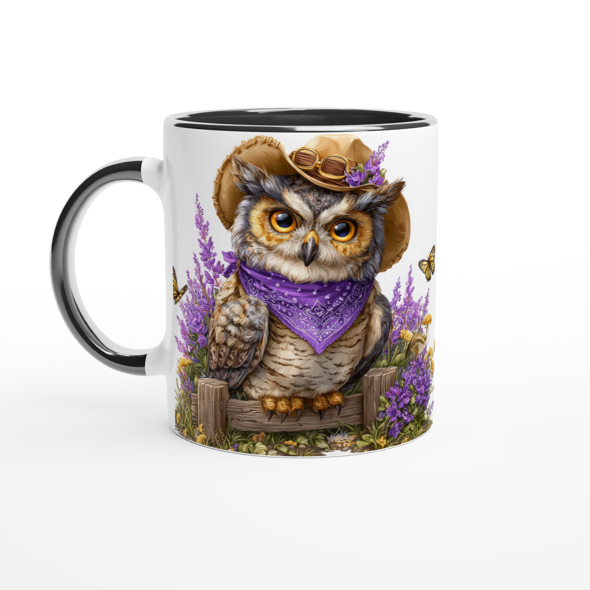 Charming Owl Ceramic Mug – 11oz Premium Mug in Your Choice of Seven Colors 4 9fd325c8-e76b-4897-814c-6961114a9c75