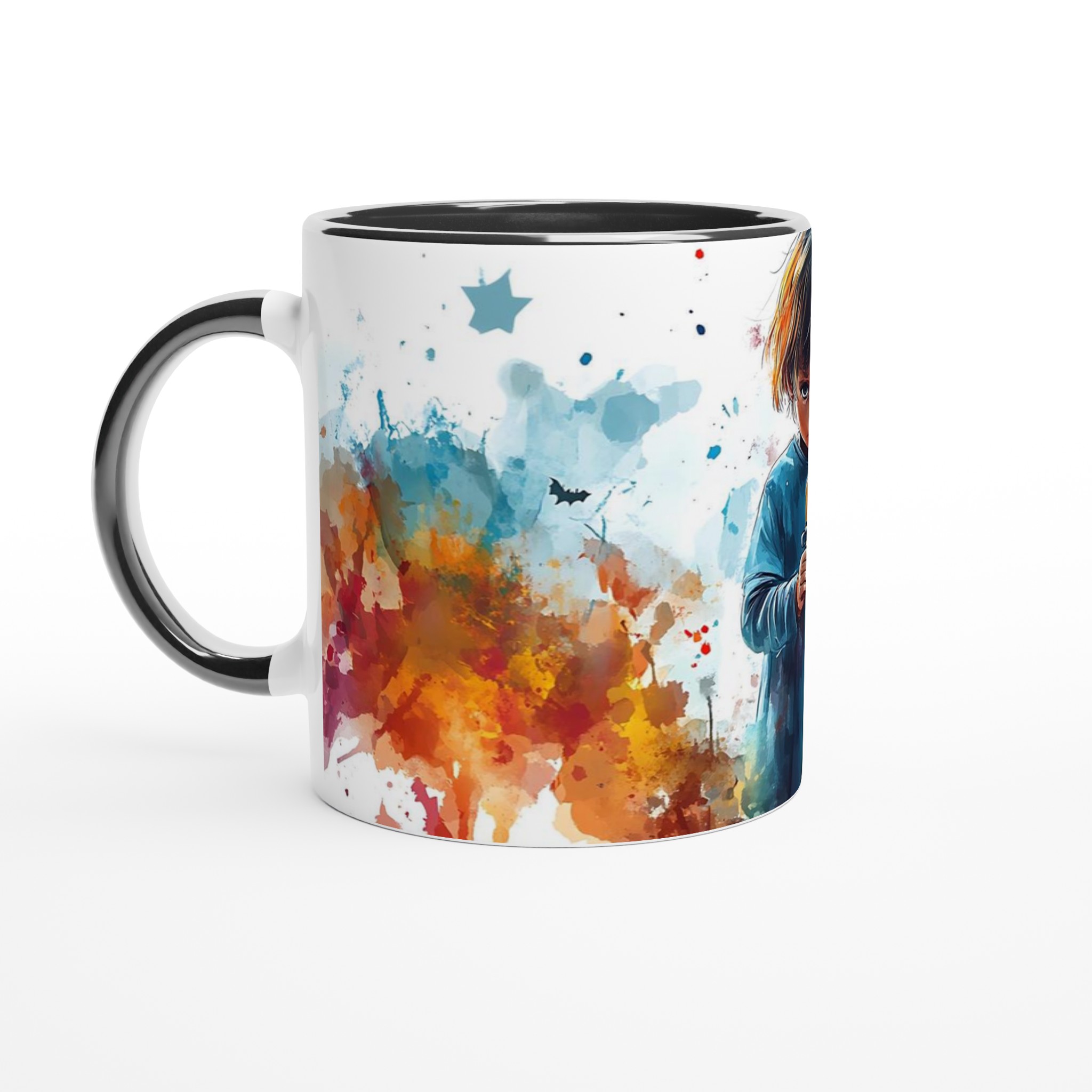 Mystisk Akvarell Halloween Mugg - Personlig Keramisk Kaffe- & Temugg i Valfri Färg 4 a00f72e1-78a4-489e-9090-dea3c7e32570