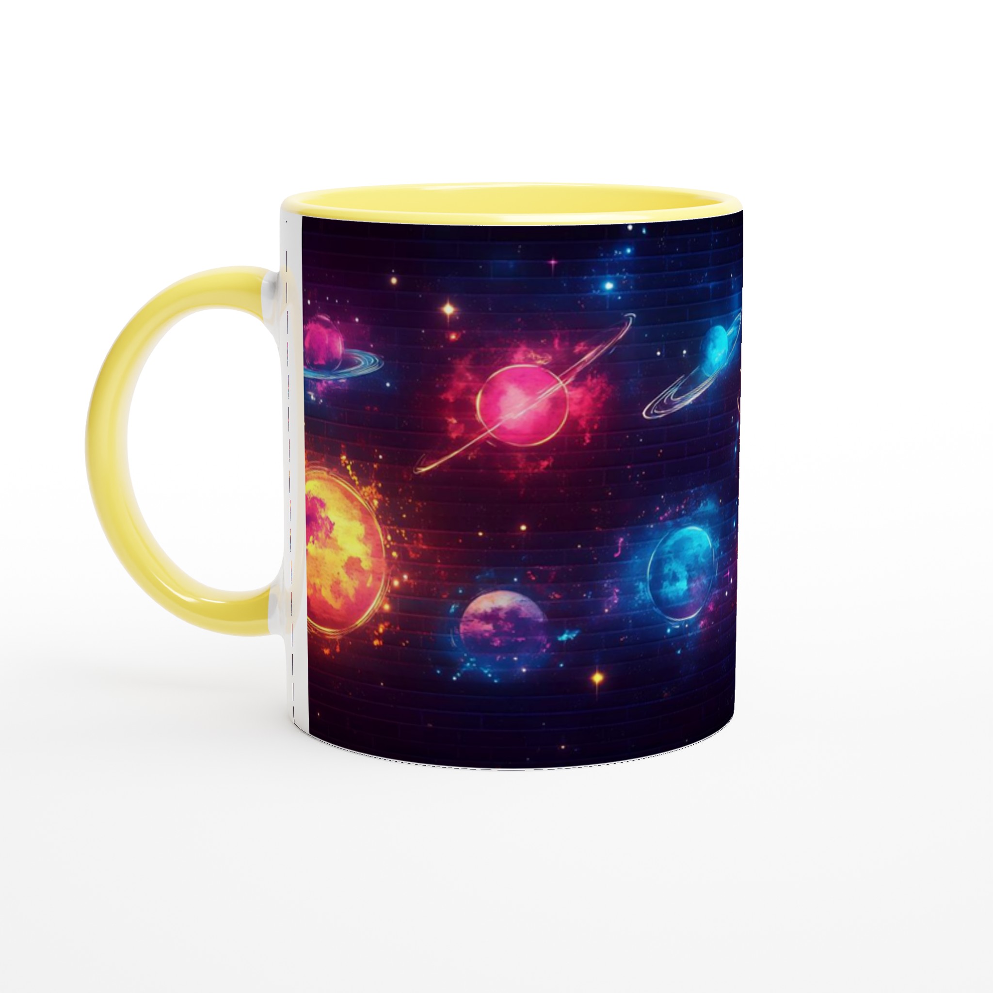 Neon Galaxy Keramisk Mugg - Rymdinspirerad Design i Klara Färger (11 oz) 3 a01f62dc-571b-4f0b-b801-88ea34dbc29d