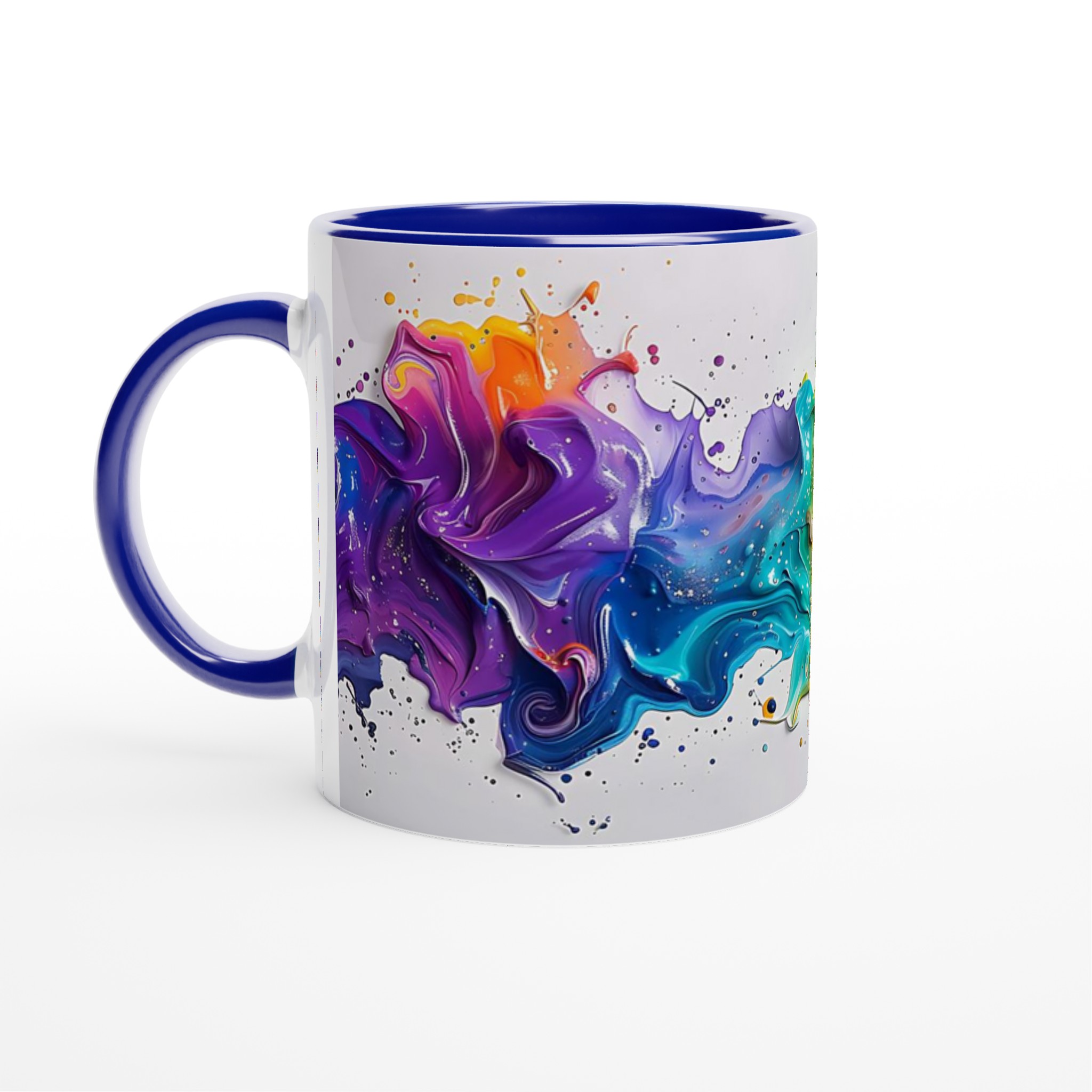 Färgexplosion Keramikmugg 11oz – Levande Design i Väljfri Färg 2 a0214ac2-93c2-4157-be72-28abc3e763b6