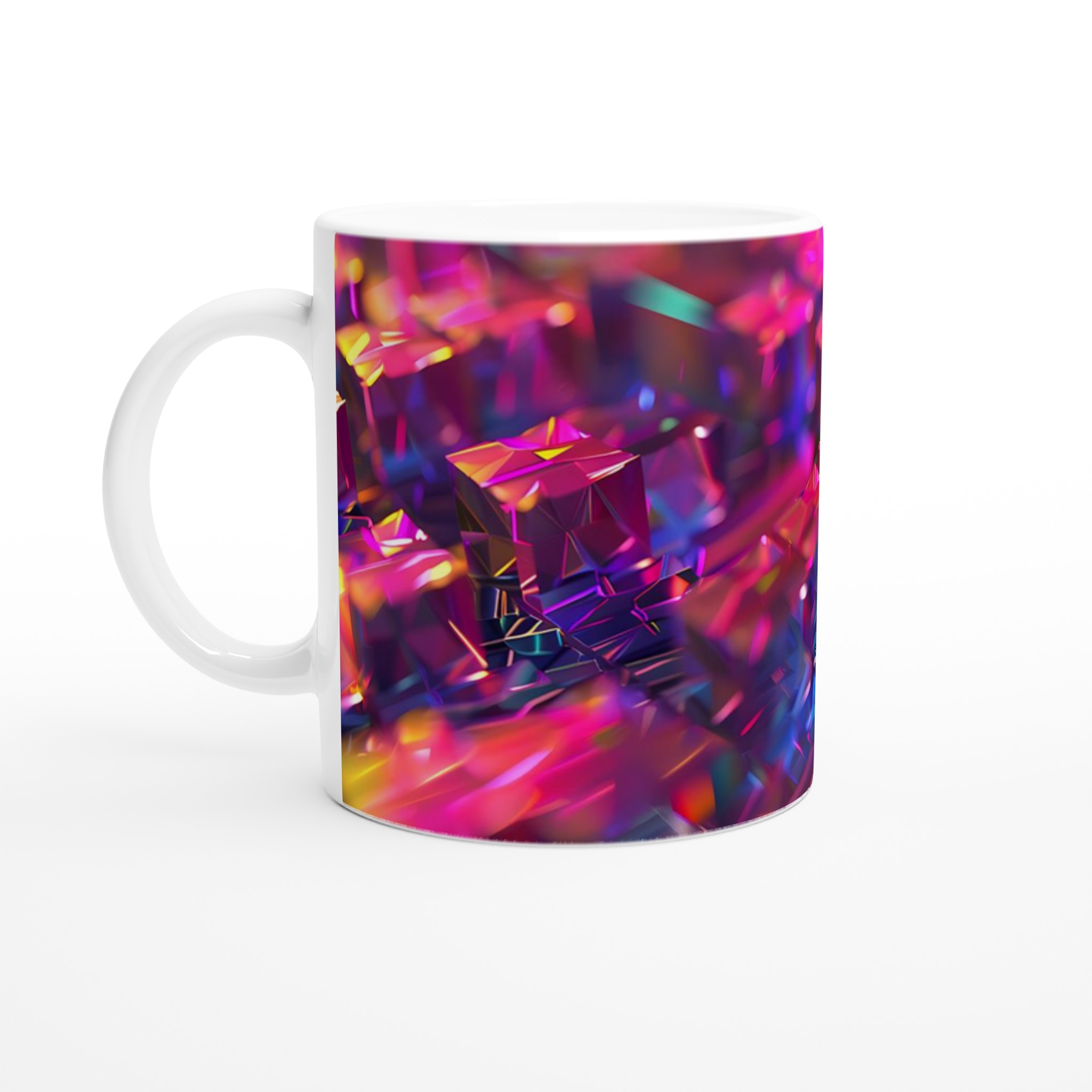 Neon Prism 11oz Keramikmugg – Glänsande Färgskala för Ditt Kaffe 1 a0298395-2d90-4d88-9814-91208079a318