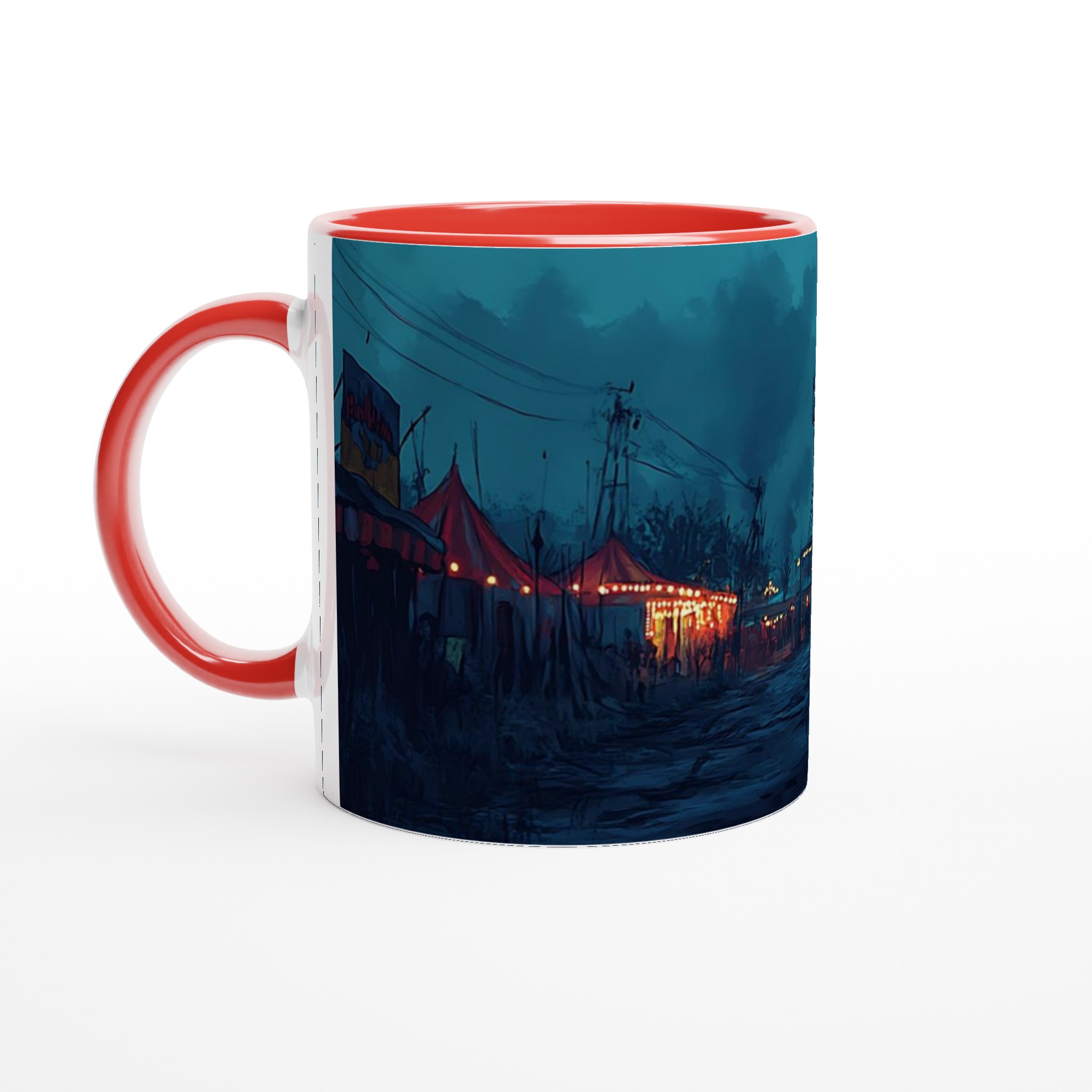 Mystisk Skräckcirkus Mugg – 11 oz Keramisk Kaffemugg i Ditt Val av 7 Färger 5 a0539d94-ce0b-44f1-87f3-bc7738a1511a