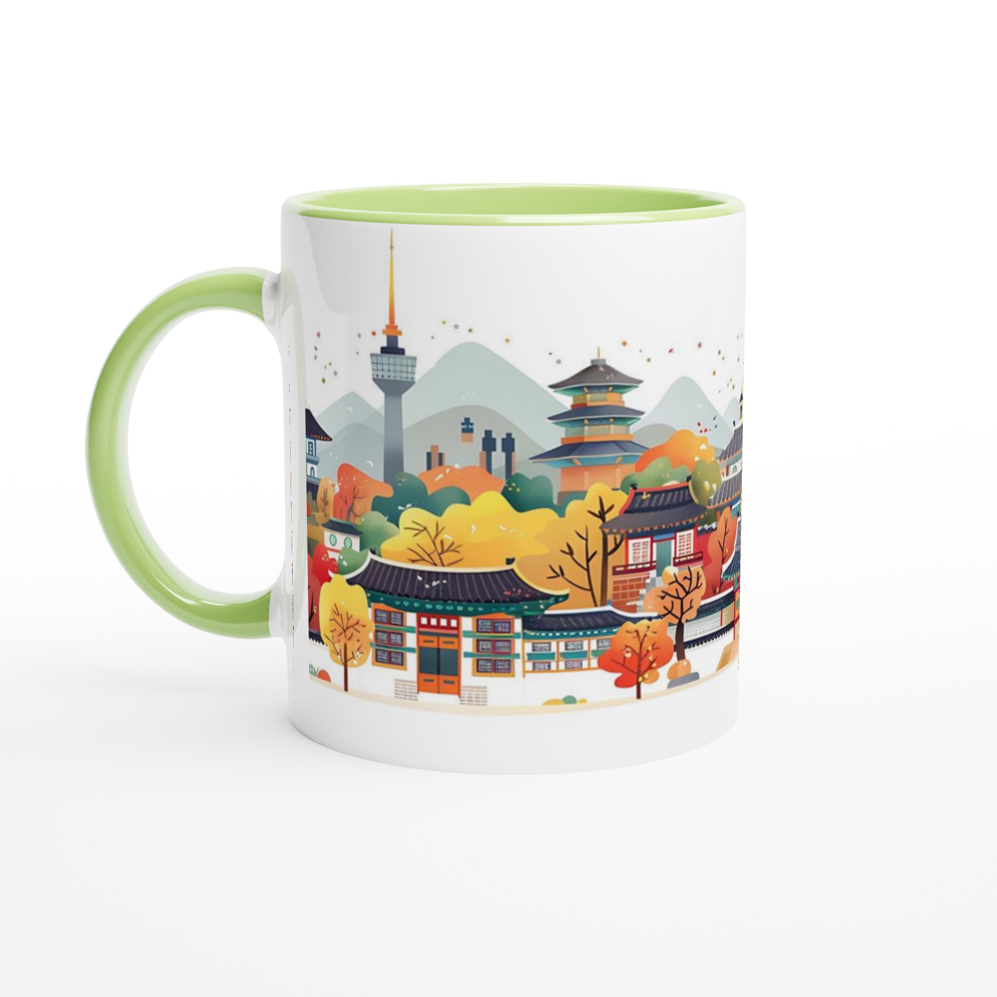 Seoul Cityscape Keramikmugg – En bit av Sydkoreas charm i ditt val av färg 7 a0624ae1-c909-4ddc-8a6c-c1bf171a1573