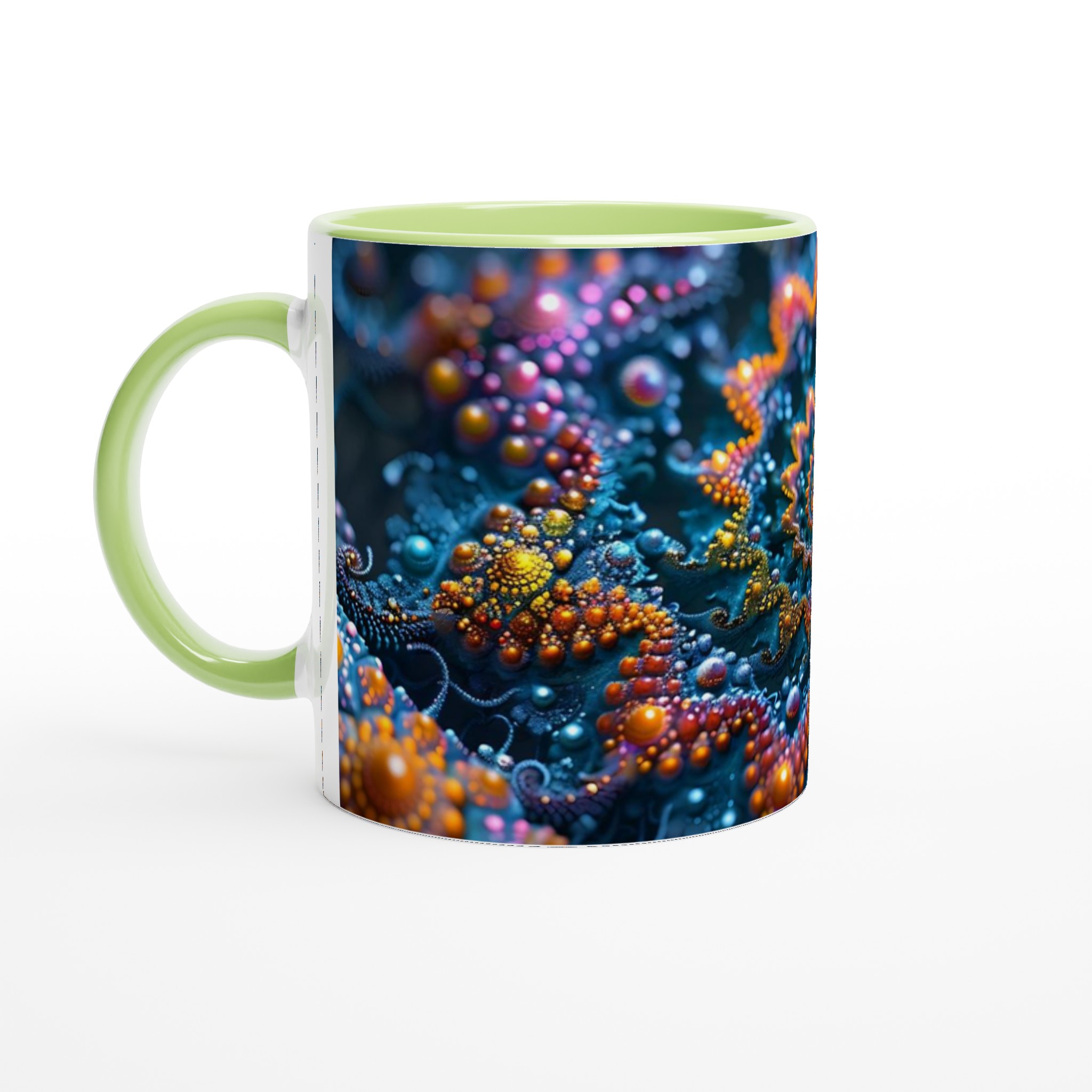 Kosmisk Fraktal Mugg - Färgexplosion för Din Kaffeupplevelse, Välj bland Sju Levande Nyanser! 7 a0694489-f059-4b25-97c7-c445aa1e5085