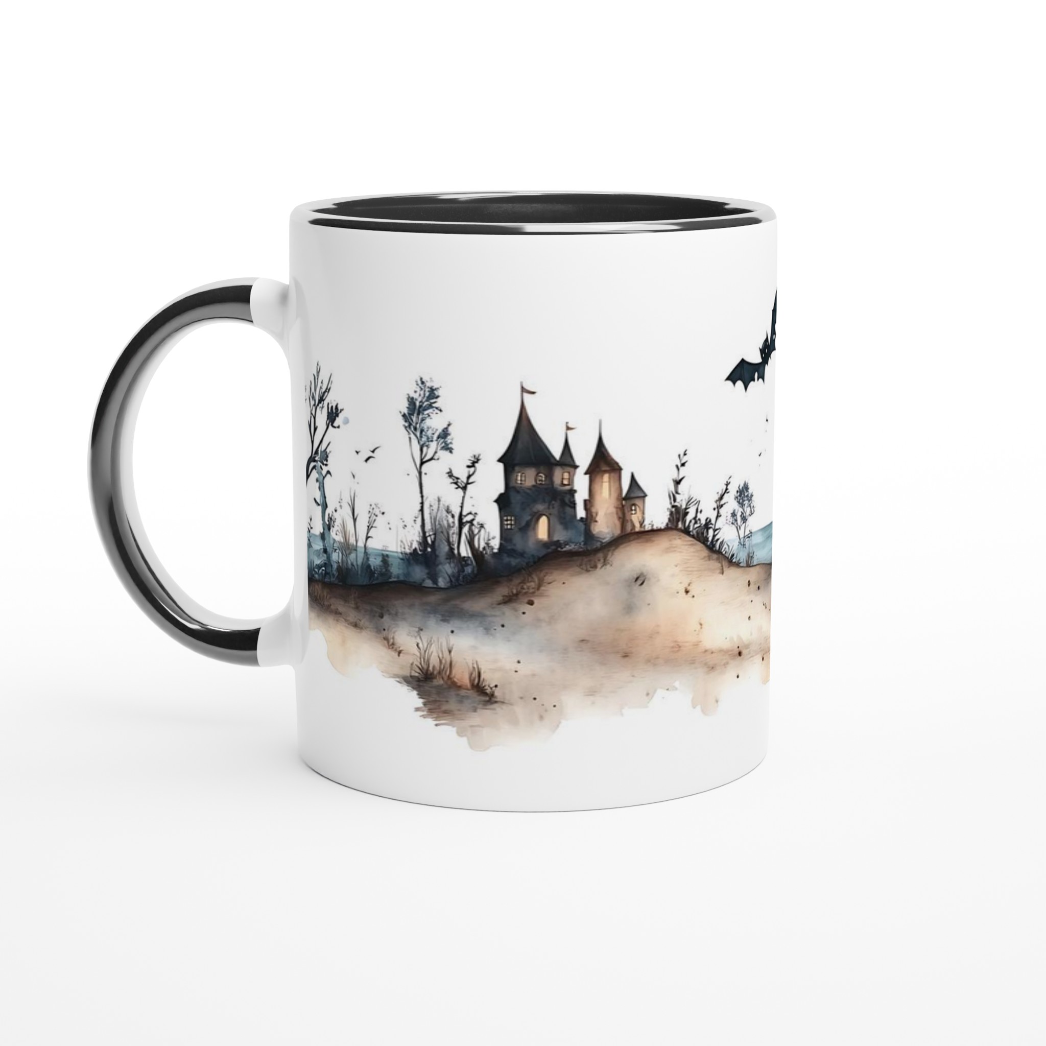 Spöklik Slottshorisont 11oz Keramisk Mugg – Välj bland 7 kusligt mysiga färger! 4 a0c49f45-0366-4d2e-92a2-289fb3e449ca