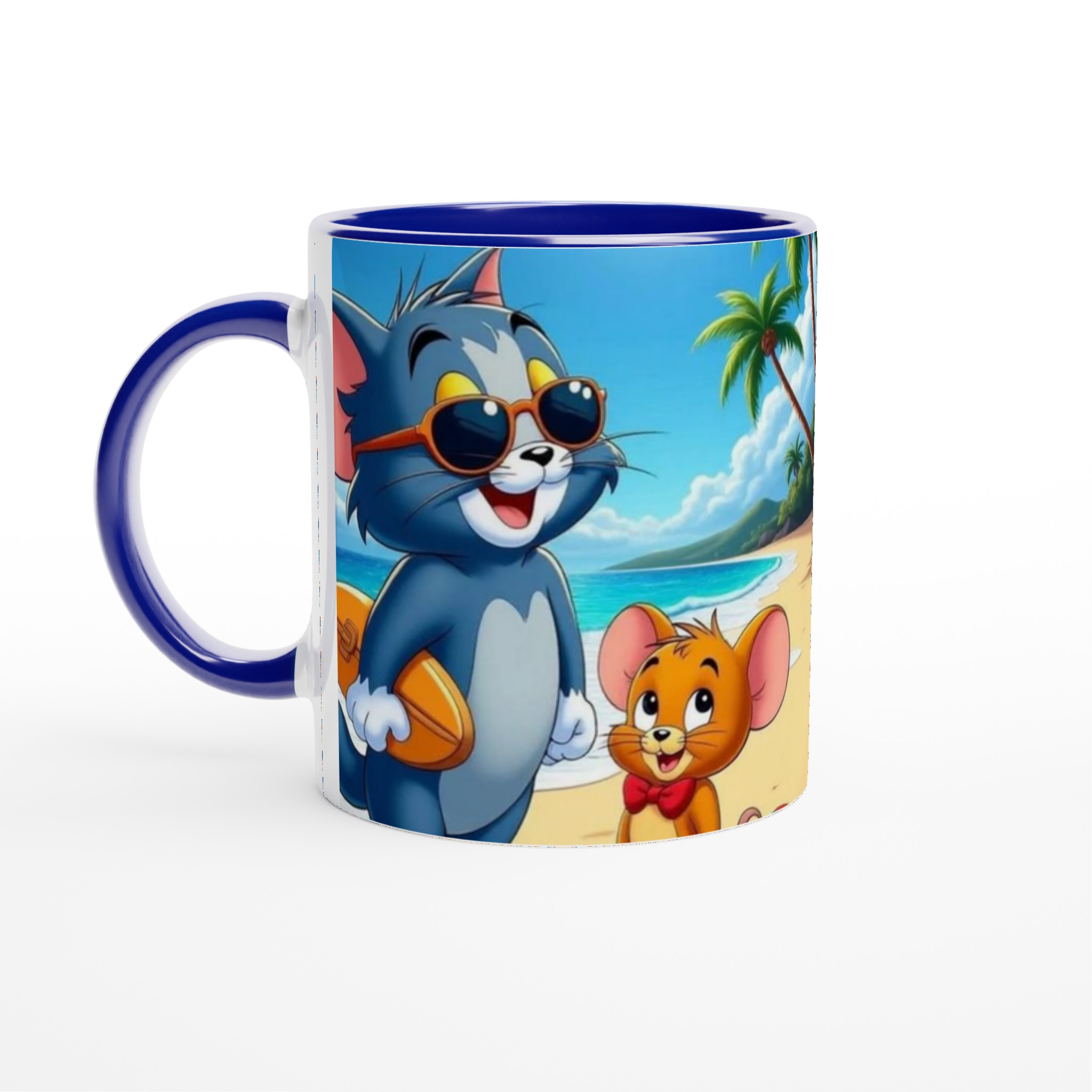 Vit 11oz keramisk mugg med ikoniskt Tom & Jerry motiv – välj bland sju livfulla färger 2 a0fa1272-e6ff-4084-819a-e84a7bdf2cde