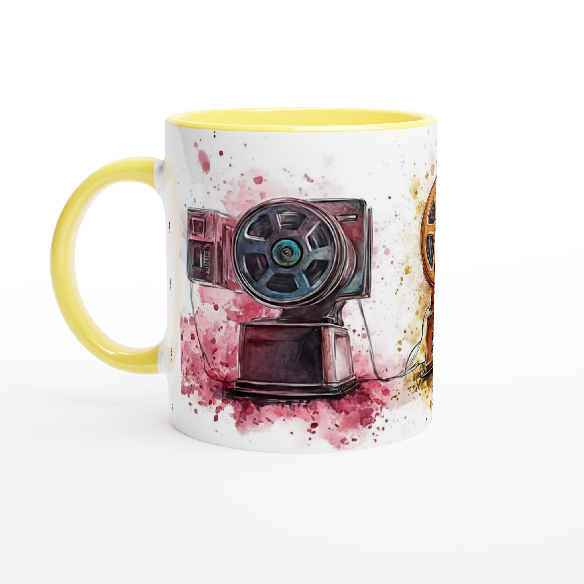 Retro Filmprojektor Akvarell Mugg - Välj din färg 3 a1ea2521-5fcb-42c7-98b4-c6d18b78c607