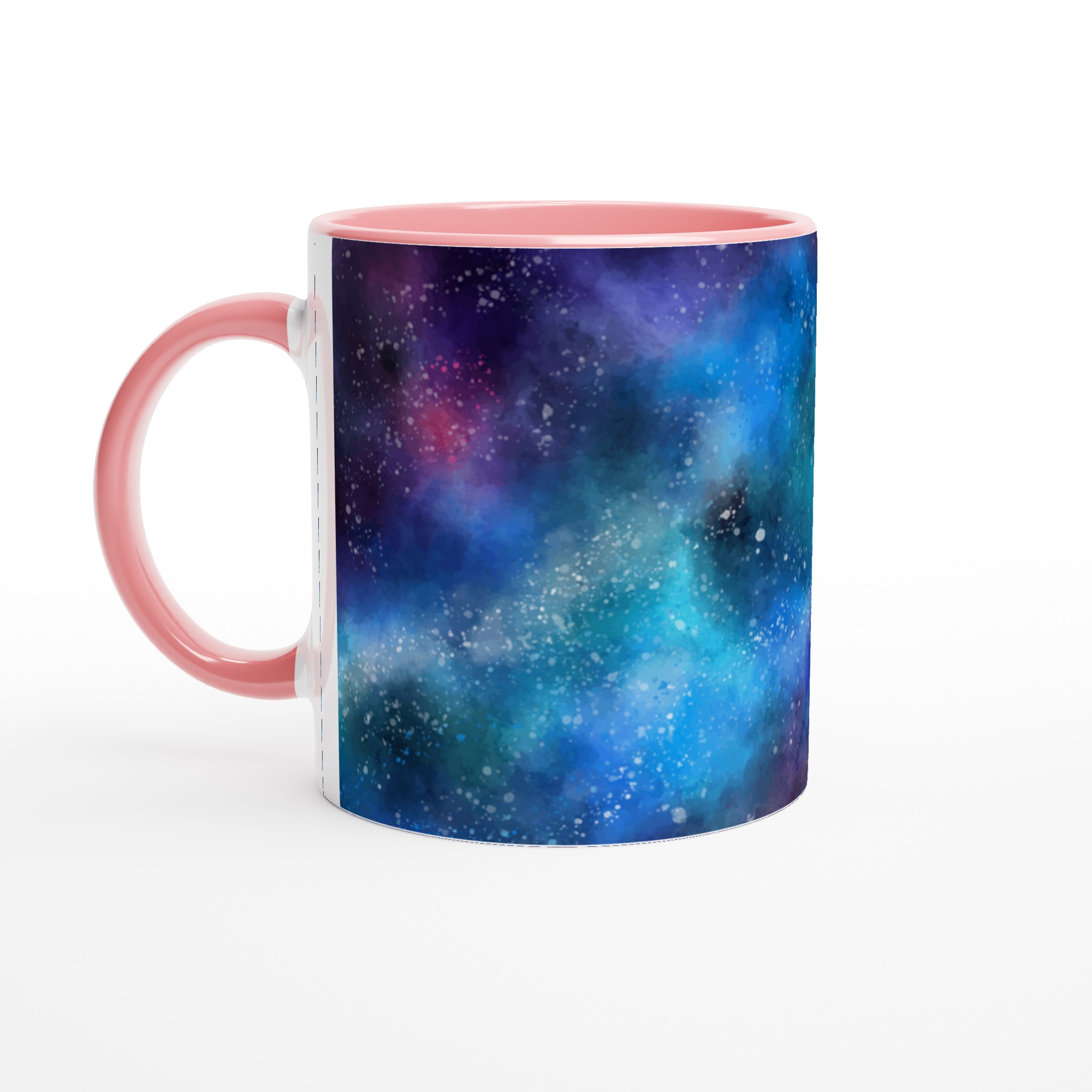 Vit 11oz keramisk mugg med drömskt galaxmotiv – välj bland sju iögonfallande keramikfärger 6 a2241882-a455-4b76-a75d-1a327f9d7874