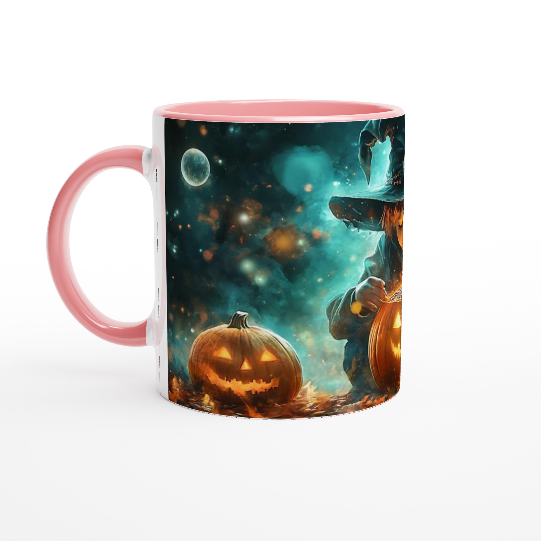 Förtrollad Halloween Mugg - Magisk Häxa med Pumpa, Välj bland 7 Mystiska Keramiska Färger! 6 a25be35f-6261-45b7-9f9e-9081f2519cf2