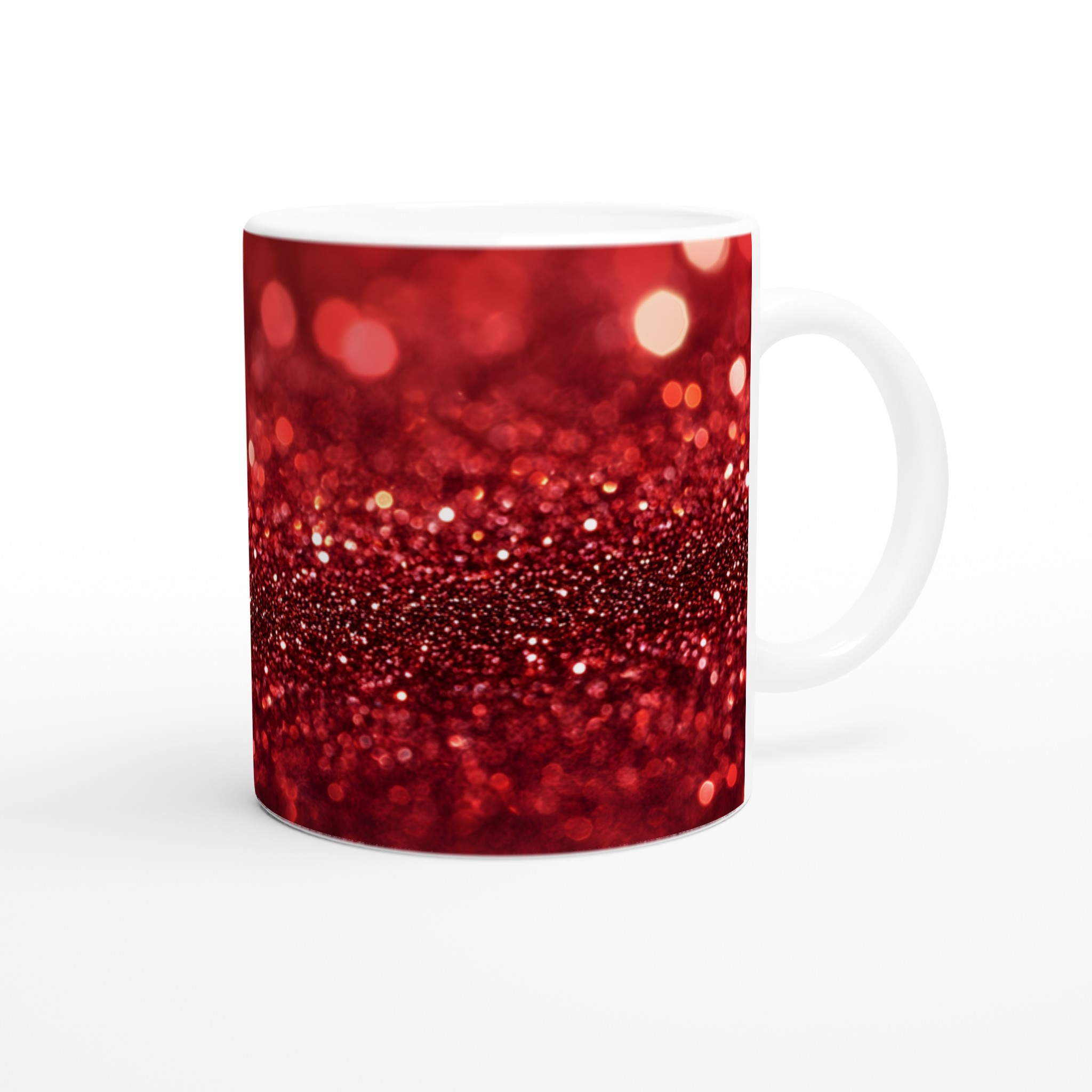 Glittrande Röd Julmugg – 11oz Keramikmugg för Festliga Drycker i Valfri Färg 9 a28ecce8-643a-48f2-a15d-3e86c0b5c27b